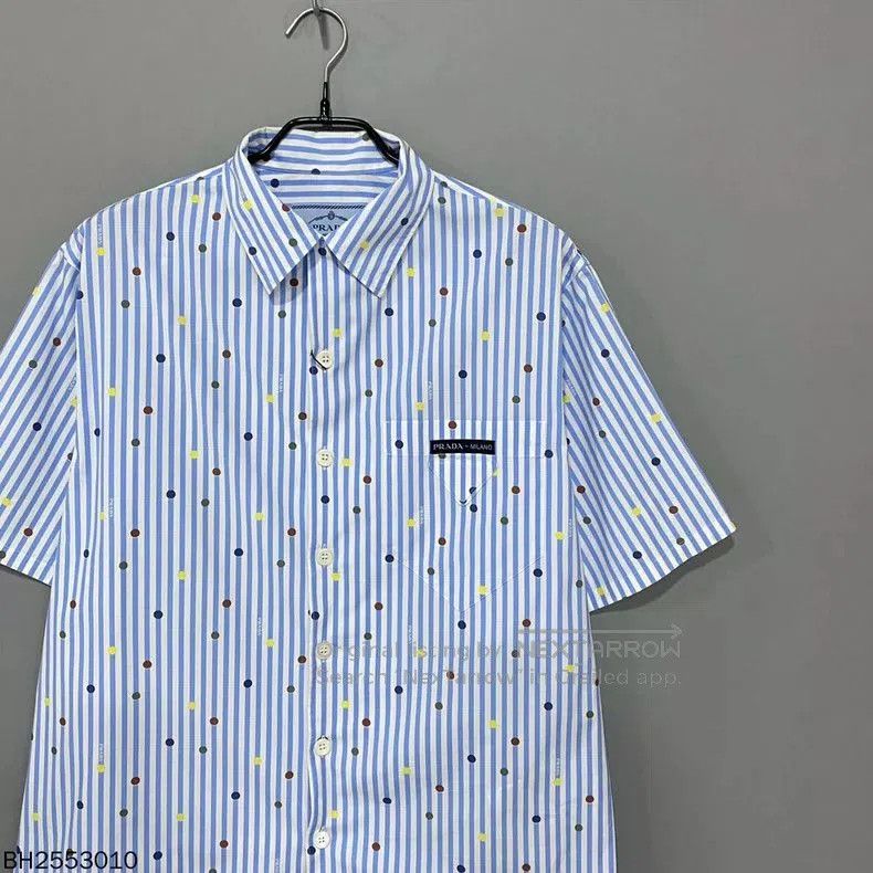 Louis Vuitton Louis Vuitton Striped Short Sleeve Shirt. Size US M / EU 48-50 / 2 - 2 Thumbnail