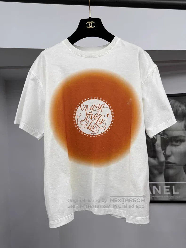 Hermes Hermes White printed short-sleeve T-shirt Size XS / US 0-2 / IT 36-38 - 1 Thumbnail