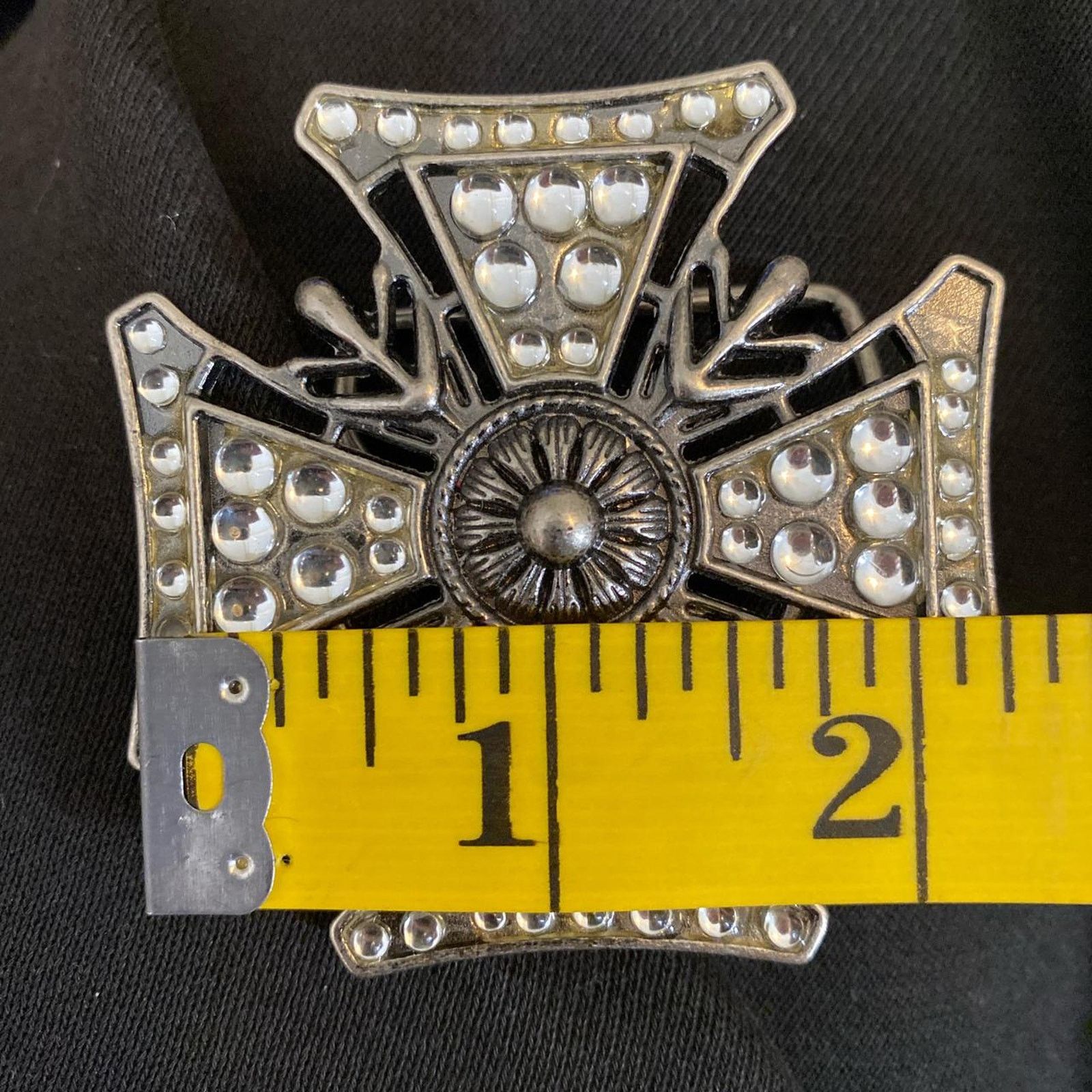 Other grunge goth silver cross belt buckle Size ONE SIZE - 5 Thumbnail