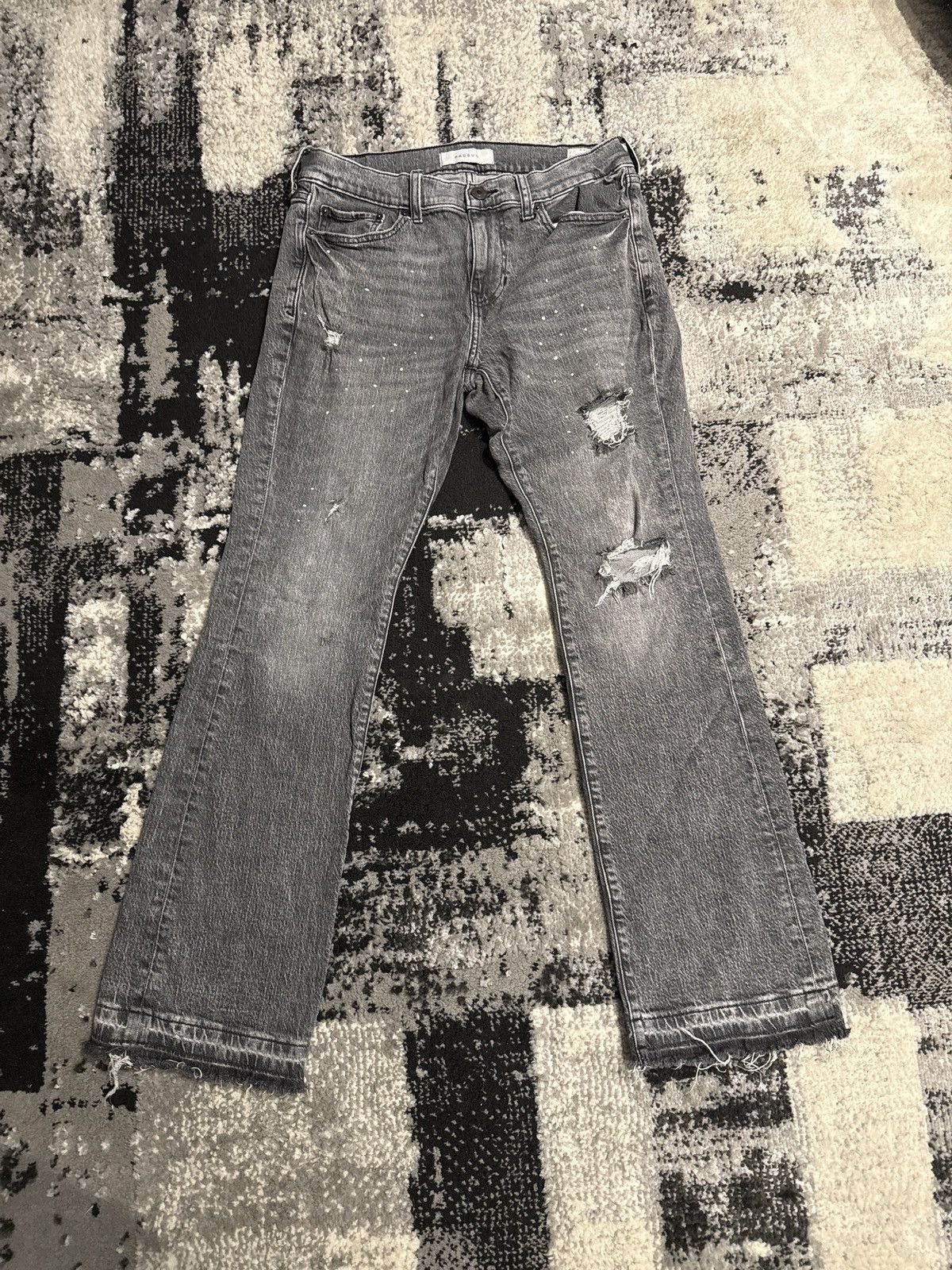 Pacsun Ripped Denim Jeans Flared Size US 30 / EU 46 - 1 Thumbnail