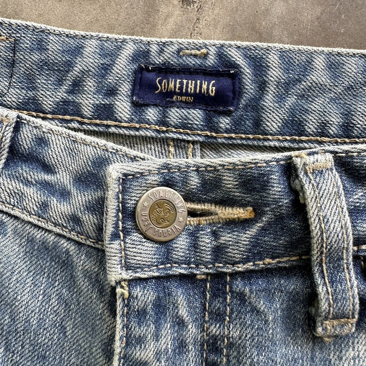 Edwin × Jean × Vintage Vintage Edwin Distress Faded Something Denim Jean Pant W31 Size US 31 - 4 Thumbnail