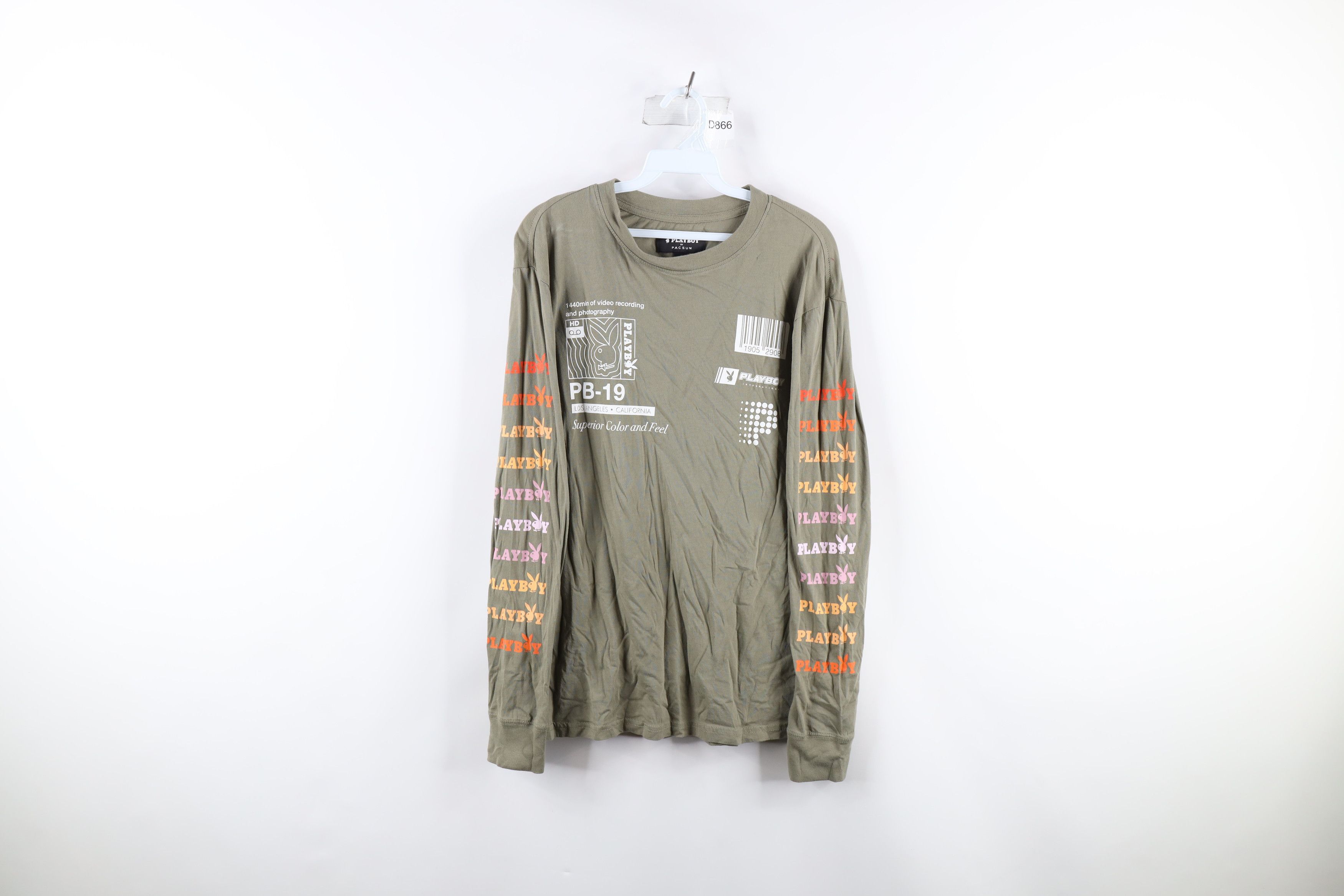 Vintage Pacsun x Playboy Faded Rainbow Bunny Long Sleeve T-Shirt | Grailed