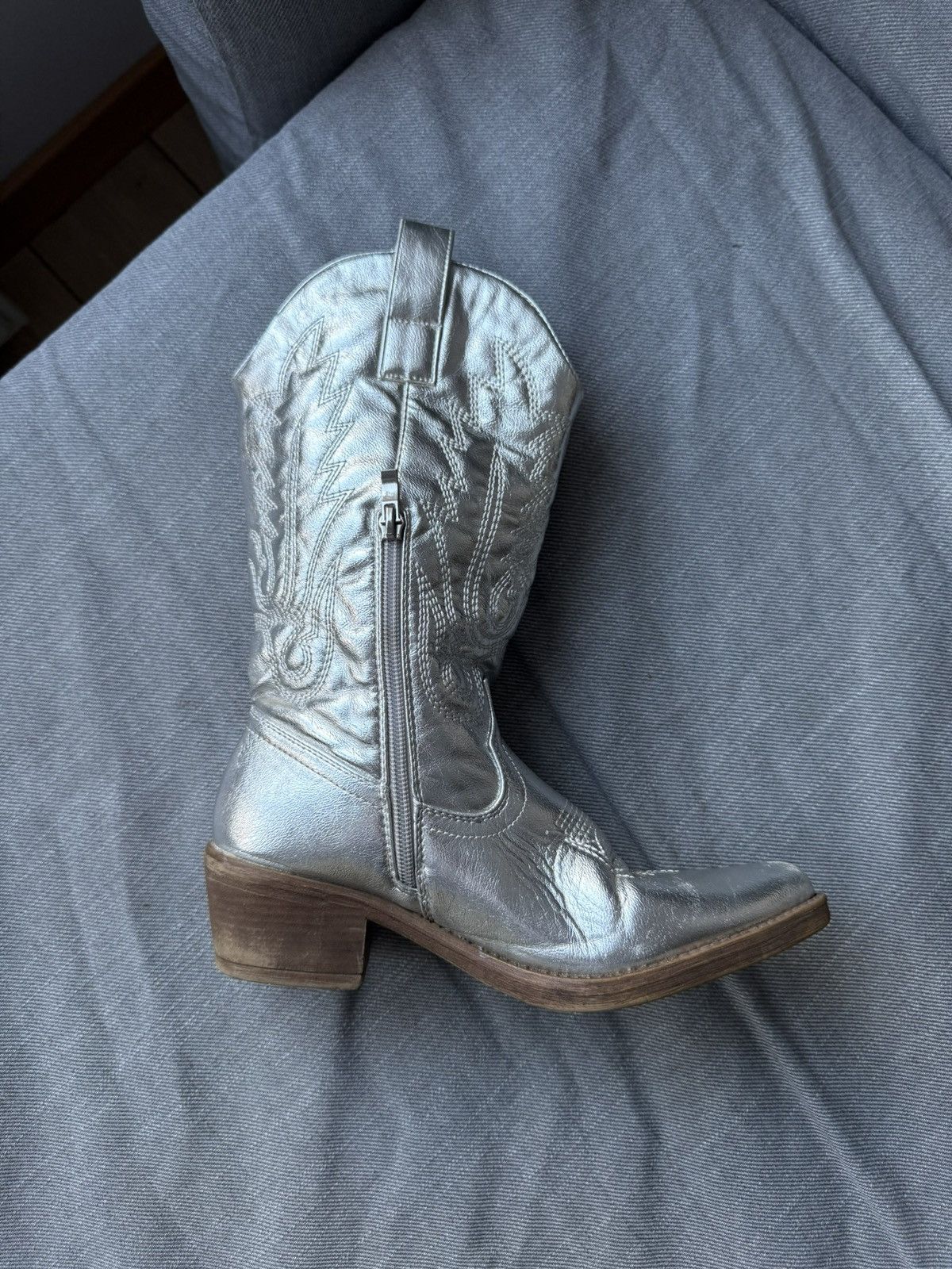 Cowboy Equipment × Vintage Vintage y2k Cowboy Boots US 8 western usa texas retro cowgirl Size US 8 / IT 38 - 5 Thumbnail