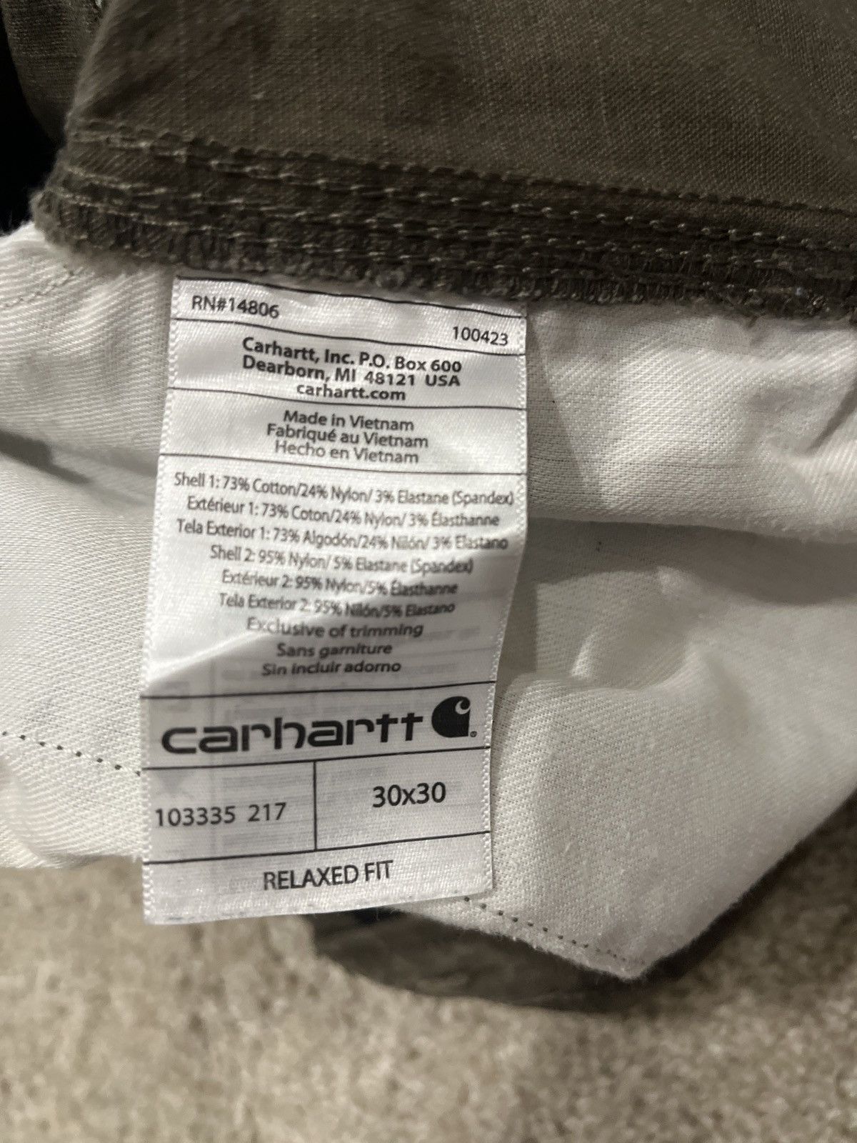 Carhartt Carhartt Rugged Flex Steel Cargo Double Front Pant Size US 30 / EU 46 - 6 Thumbnail