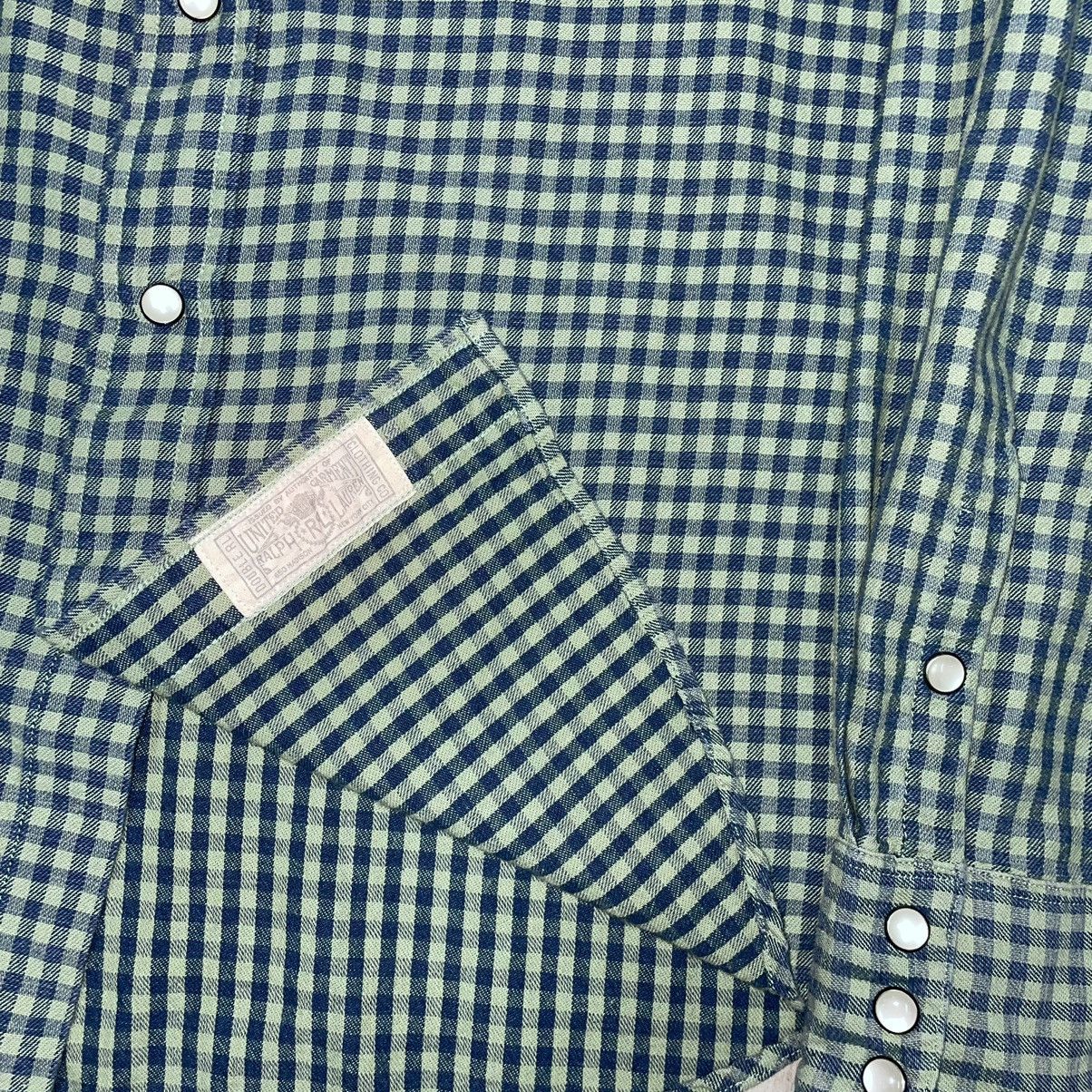 RRL Ralph Lauren RRL Polo Ralph Lauren Snap Button Up Shirt Size US L / EU 52-54 / 3 - 2 Thumbnail