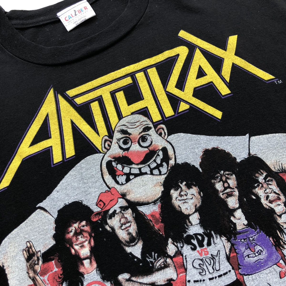 Band Tees Anthrax 1988 Tour State Of Euphoria Vintage 80’s T-Shirt Size US XL / EU 56 / 4 - 8 Thumbnail