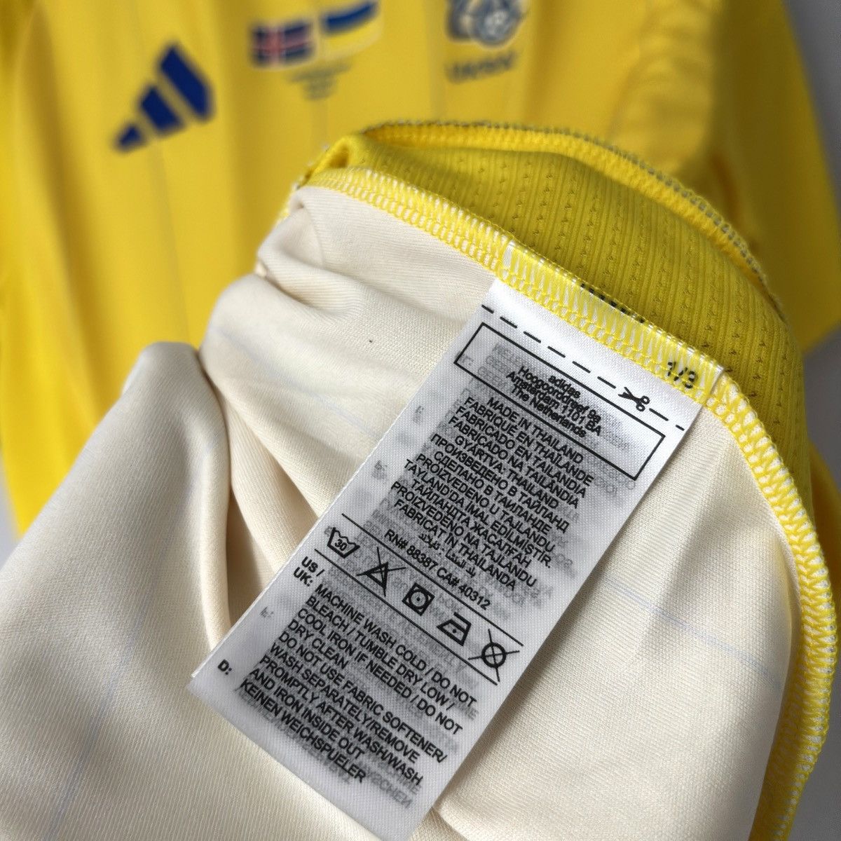 Adidas 2024 2025 Ukraine PSG Zabarnyi Issue Soccer Jersey Shirt Kit Size US L / EU 52-54 / 3 - 10 Thumbnail