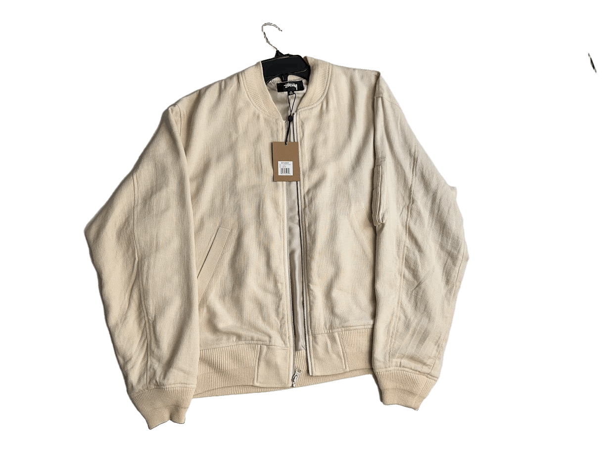 Stussy Stussy Linen Beach Bomber | Grailed