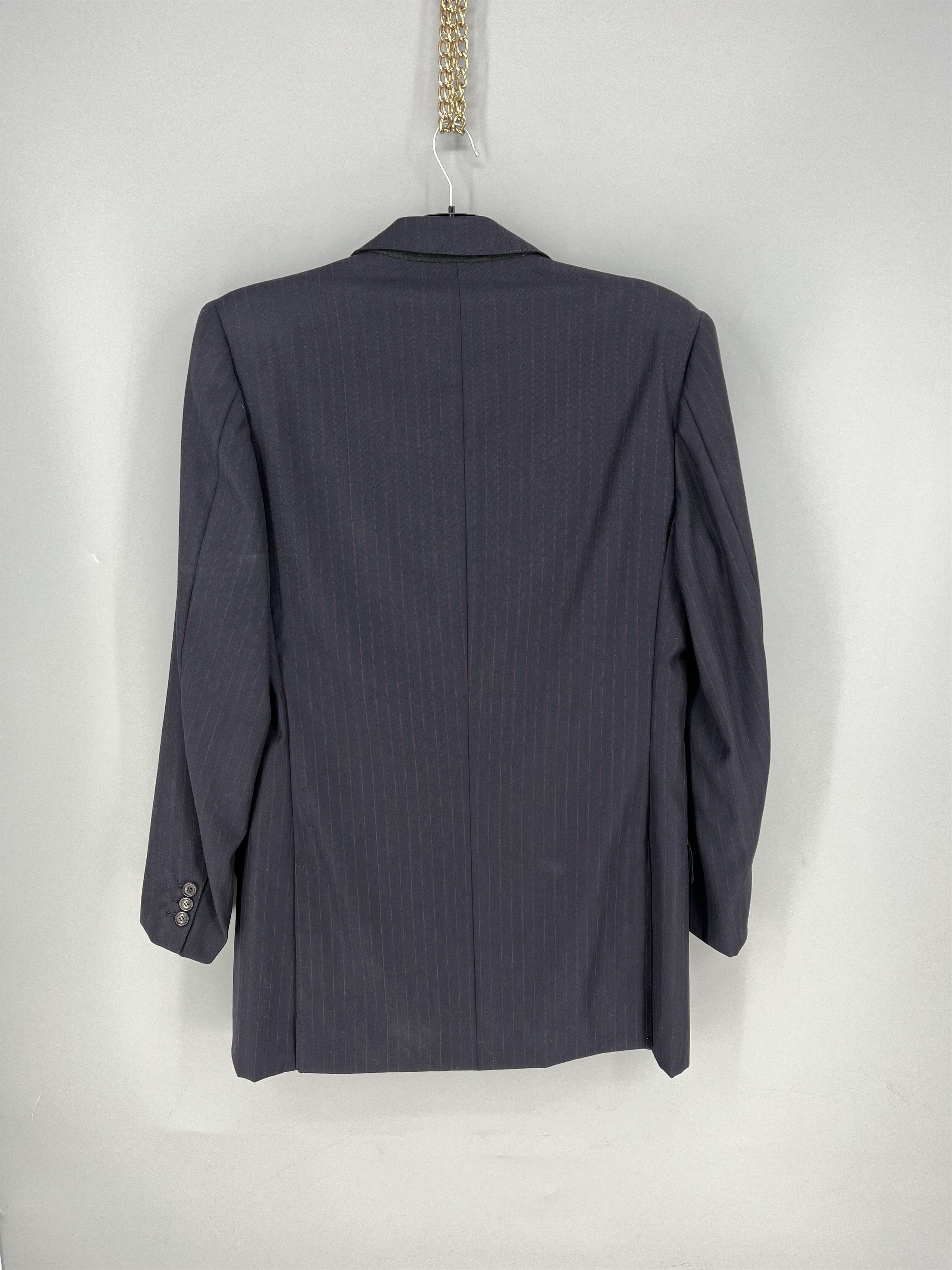 Salvatore Santoro Vintage Salvatore Santoro Men Shearling Blazer Size 46S - 6 Thumbnail
