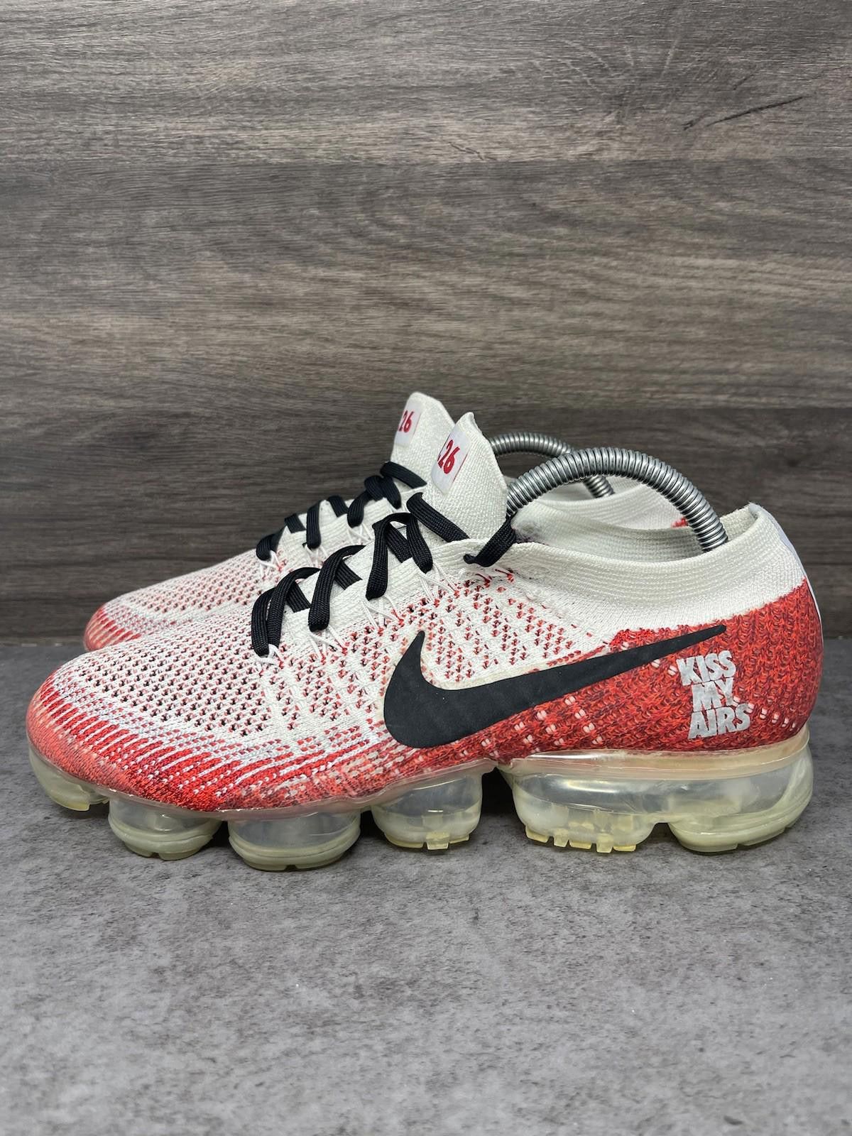 Nike Nike Air Vapormax Shoes Mens Size 8.5 NikeID Custom Red Size US 8.5 / EU 41-42 - 1 Thumbnail
