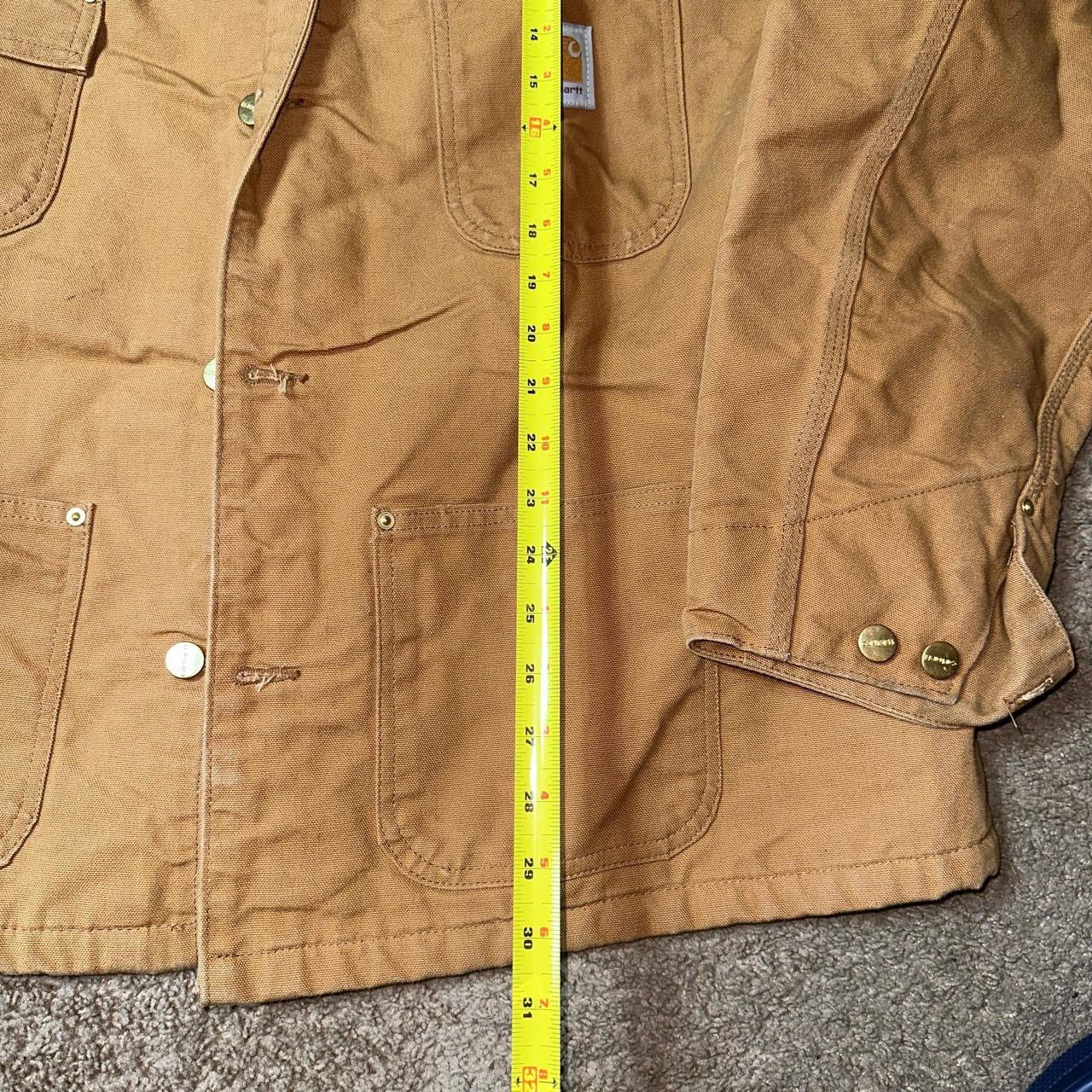 Carhartt Carhartt Detroit Work Jacket with brown collar mens size 52 Size US XXL / EU 58 / 5 - 2 Thumbnail