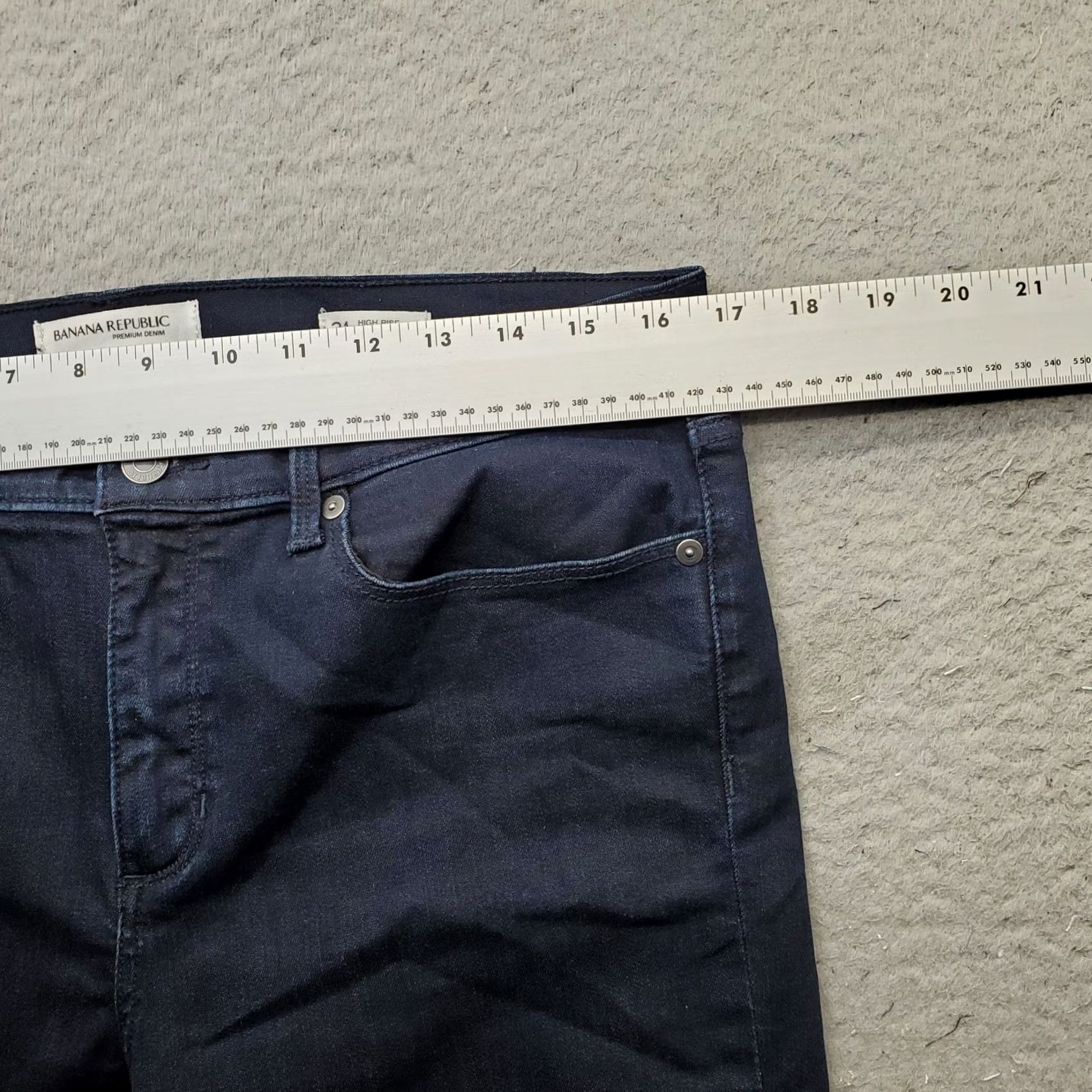 Banana Republic Banana Republic Womens Jeans 31 Blue Premium Denim High Rise Skinny Ankle Outdoor Size 24" / US 00 / IT 34 - 6 Thumbnail