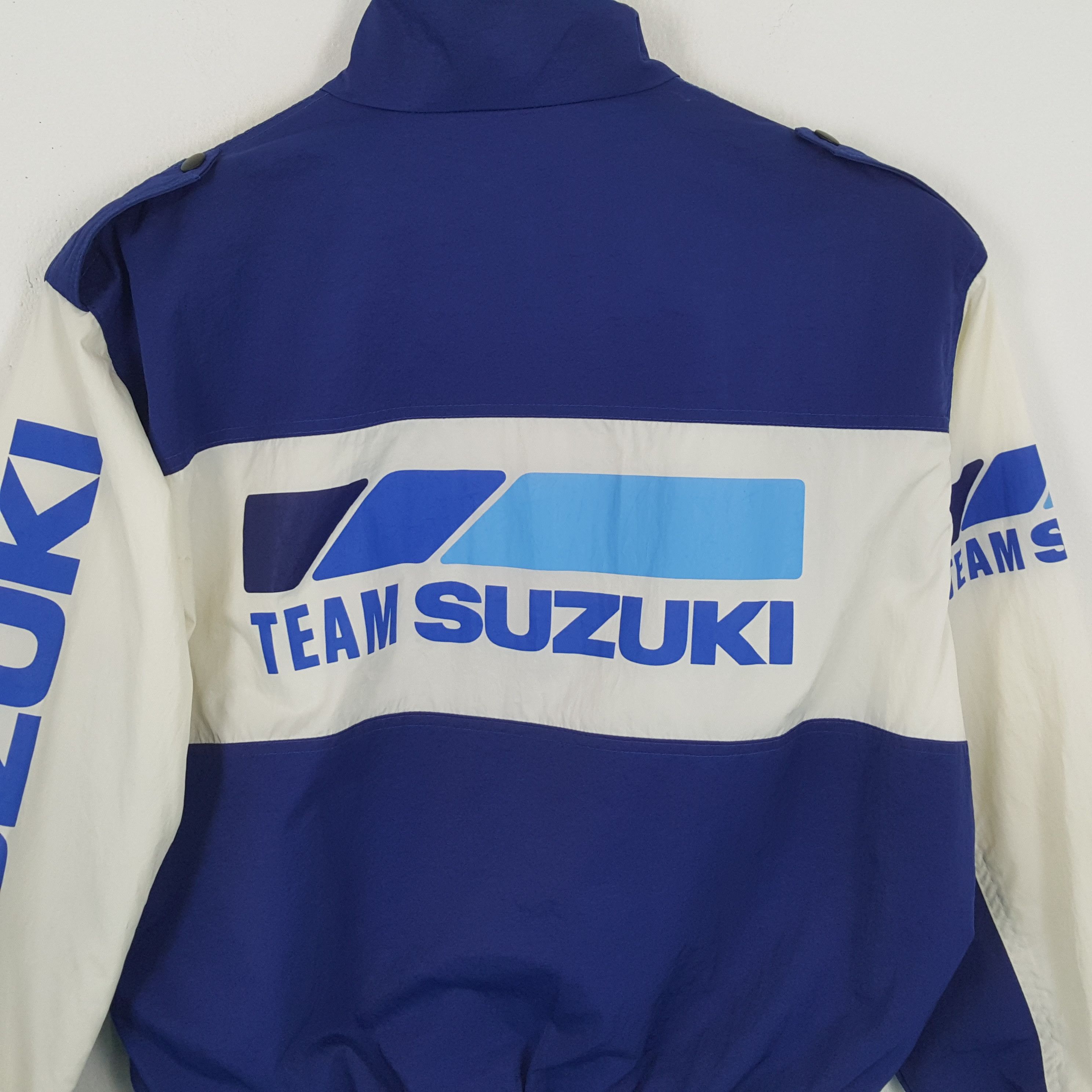 Japanese Brand × Vintage TEAM SUZUKI Racing Team Jacket Size US XL / EU 56 / 4 - 2 Thumbnail