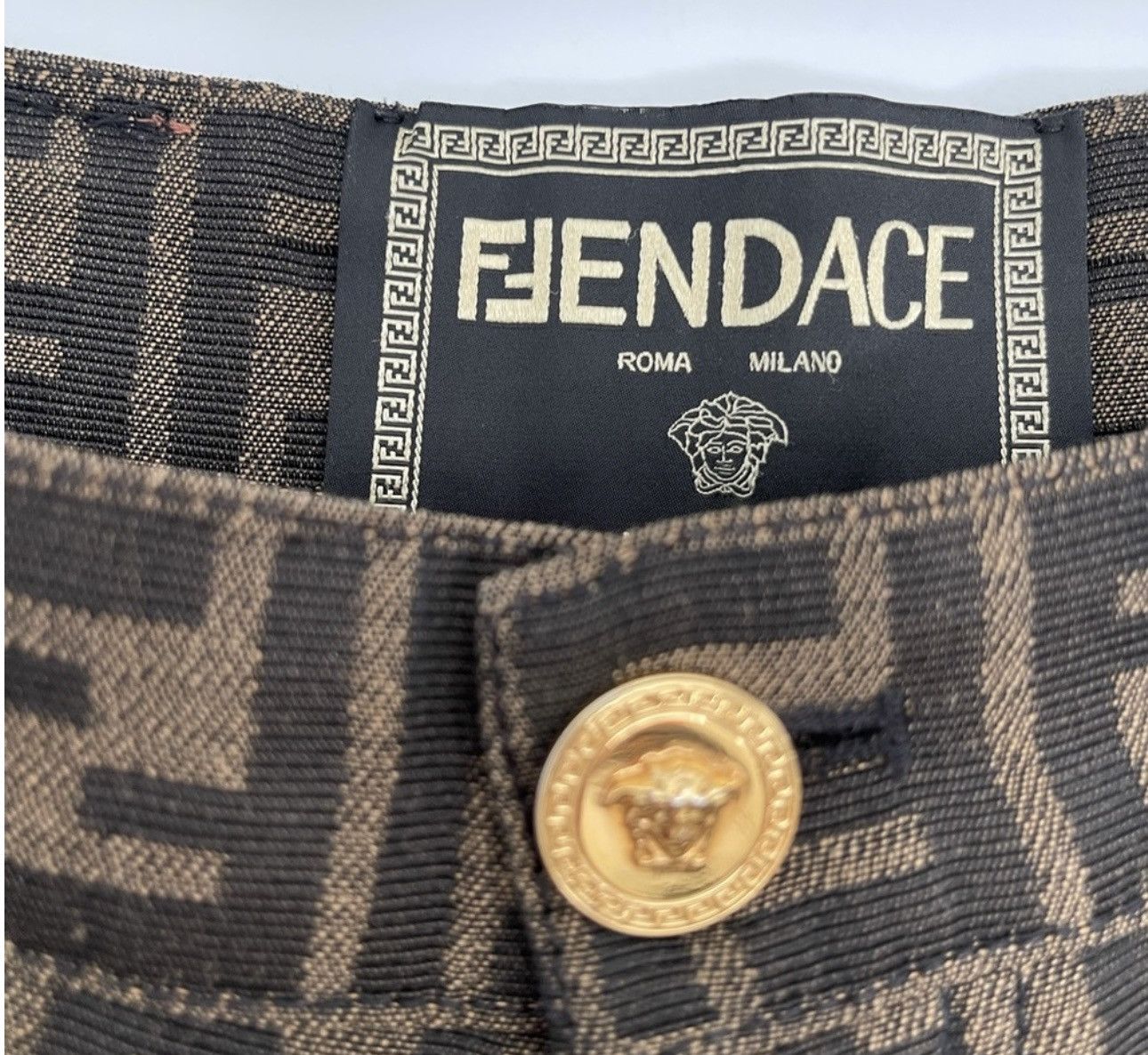 Fendi × Versace Fendi X Versace | FENDACE pants Limited Edition Size 54 men Size US 38 / EU 54 - 8 Thumbnail