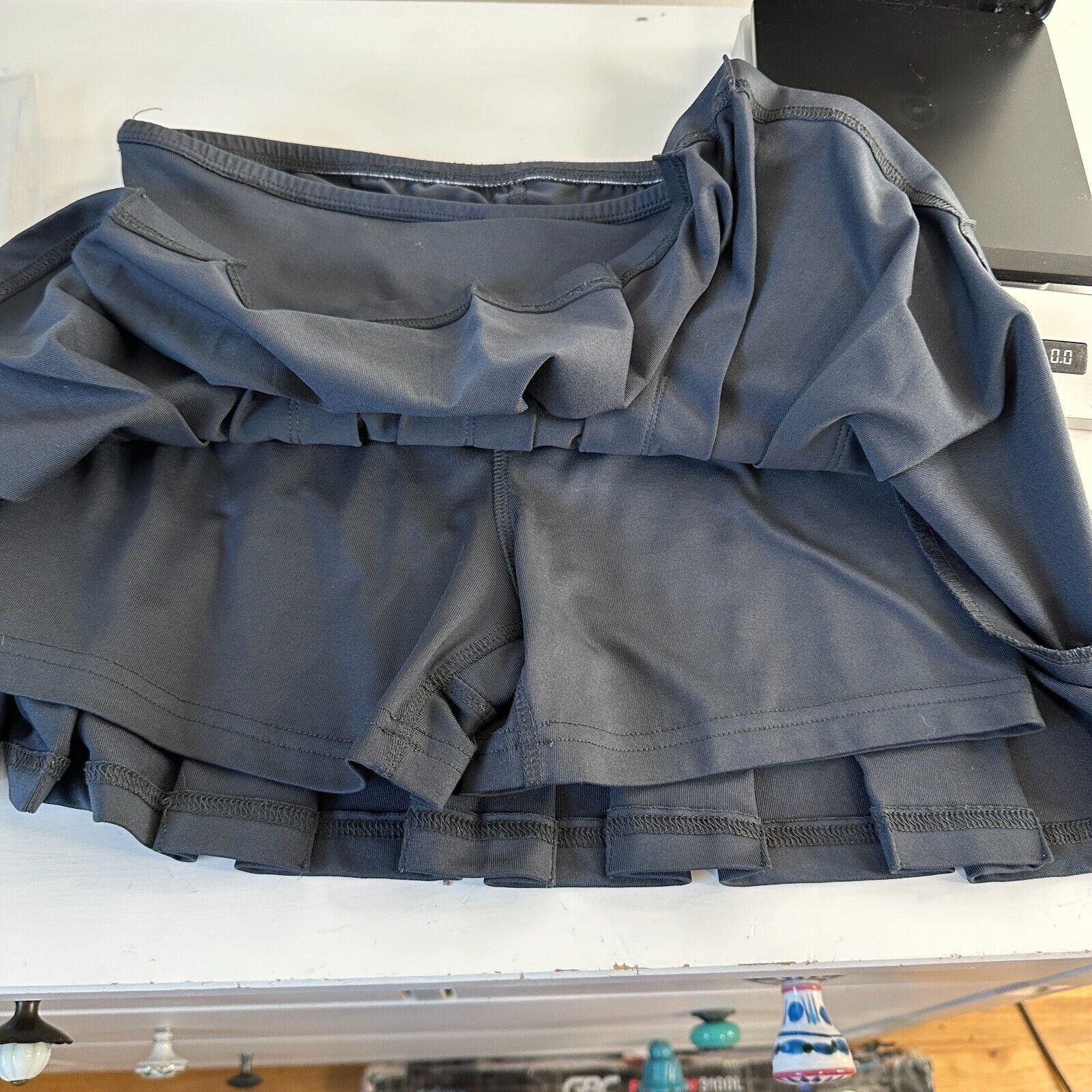Bolle Bolle Black Tennis Pleated Skirt or Skort Built in Shorts S Size 27" / US 4 / IT 40 - 7 Thumbnail