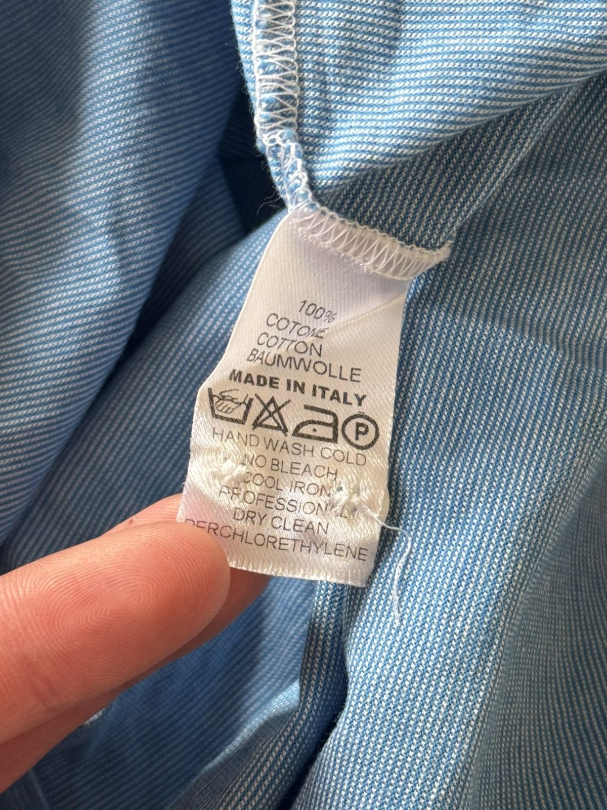 Designer × Gran Sasso Gran Sasso 56 shirt button up polo long sleeve jumper Size US XL / EU 56 / 4 - 11 Thumbnail