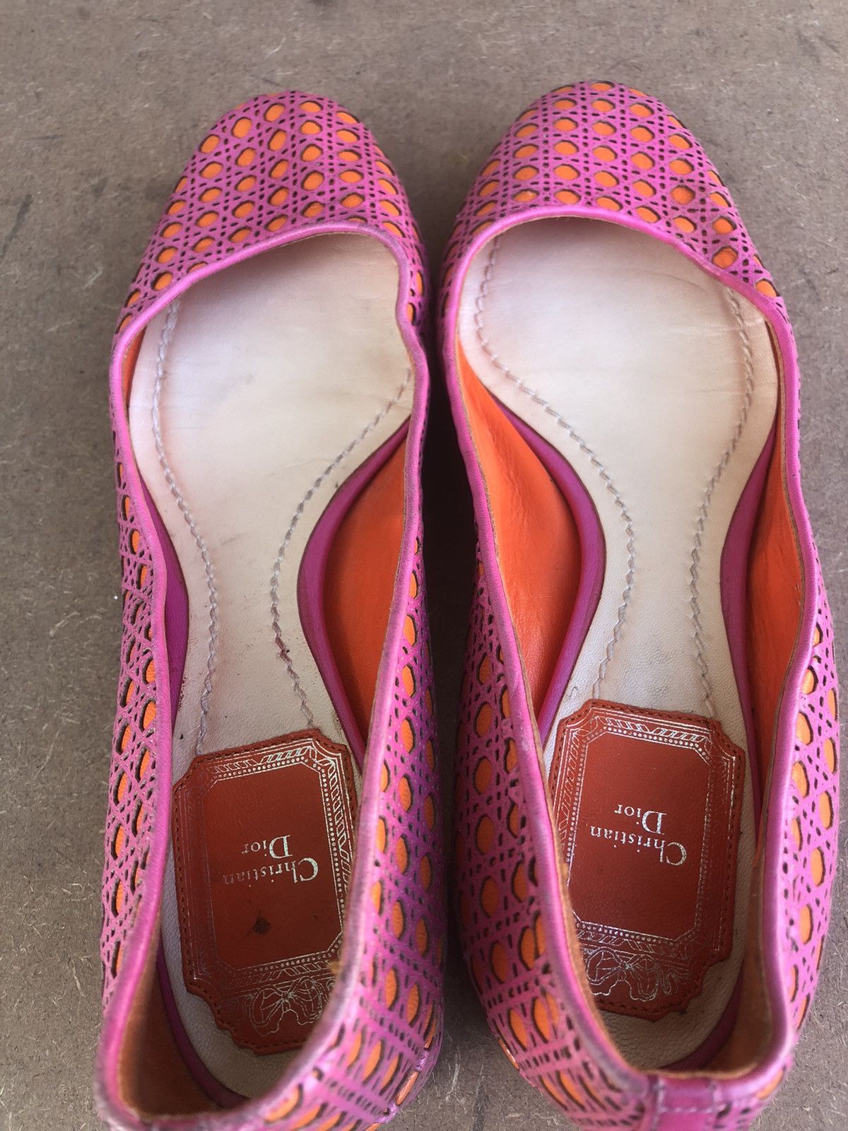 Christian Dior Monsieur Christian Dior Pink Leather Size 37 Size US 7 / IT 37 - 11 Thumbnail