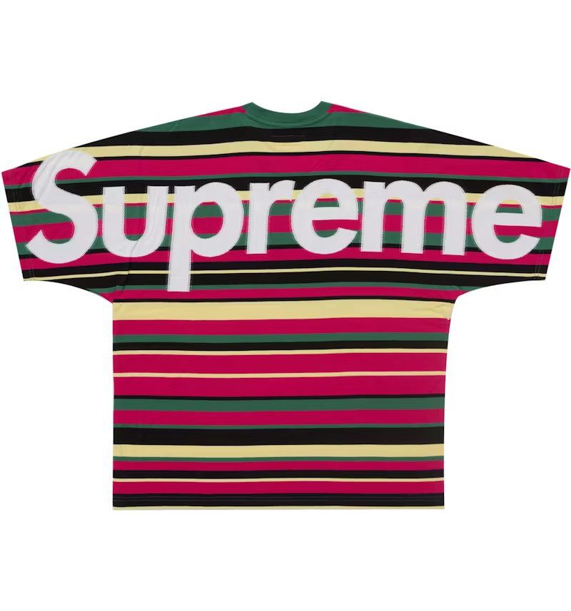 Supreme Supreme Intarsia S/S Top Stripe SS25 Large Size US L / EU 52-54 / 3 - 1 Thumbnail