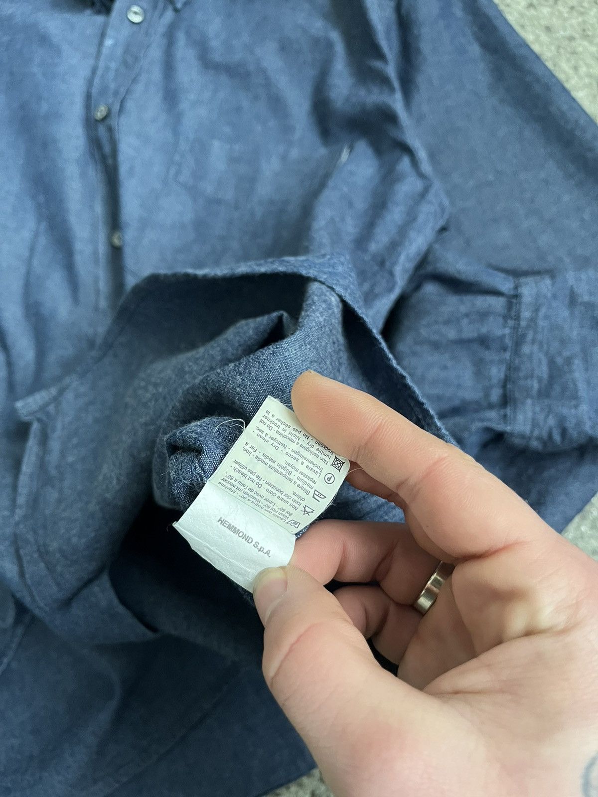 Valentino Valentino jeans denim shirt L Size US L / EU 52-54 / 3 - 6 Thumbnail