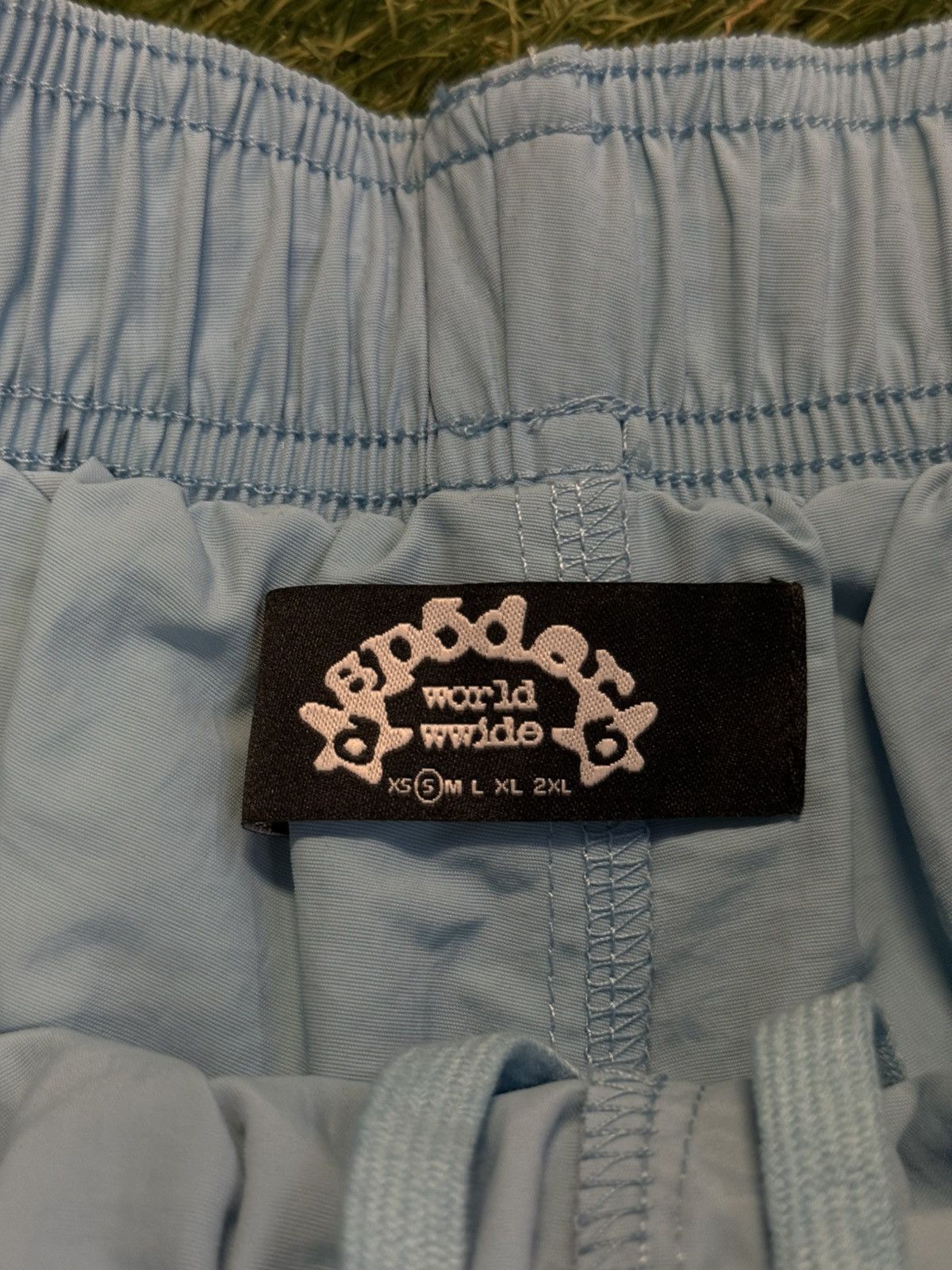 Sp5der Sp5der Double Layer Web Shorts Blue Size Small (NEW) Size US 27 - 6 Thumbnail