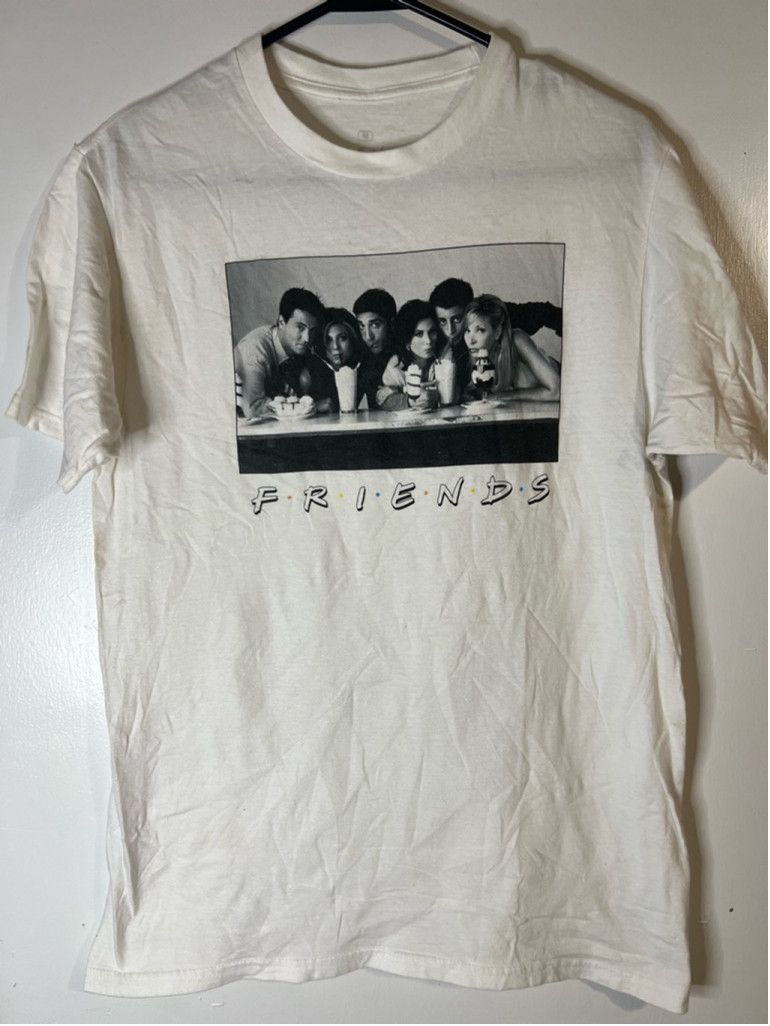 Ripple Junction Men's Ripple Junction Friends T-shirt Size M White Size L / US 10 / IT 46 - 1 Thumbnail
