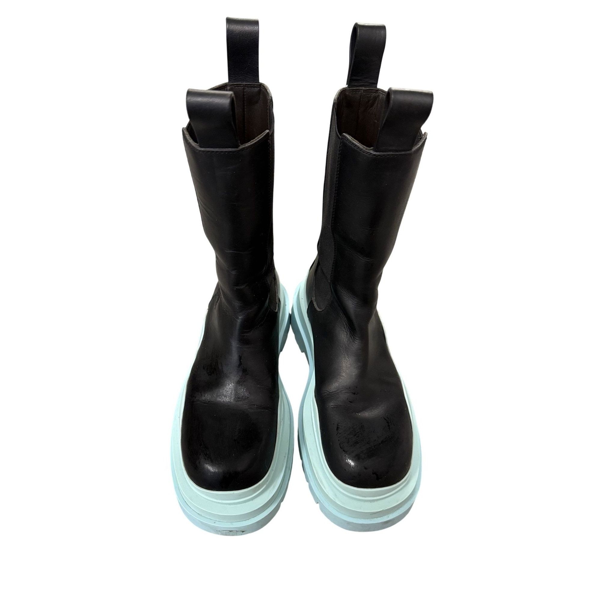 ショートブーツ・ブーティ Bottega Veneta Black Leather Cliff Ankle Boots Bottega Veneta Black Leather Cliff Ankle Boots - Women – DE