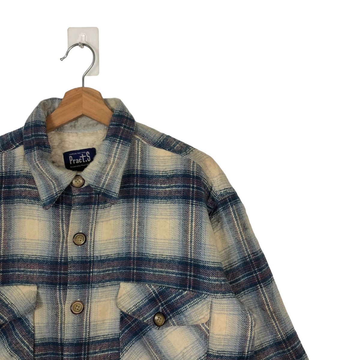 Flannel ☄️VINTAGE FLANNEL JACKET PRACT STUDIO ISSEY MIYAKE JAPAN Size US M / EU 48-50 / 2 - 5 Thumbnail