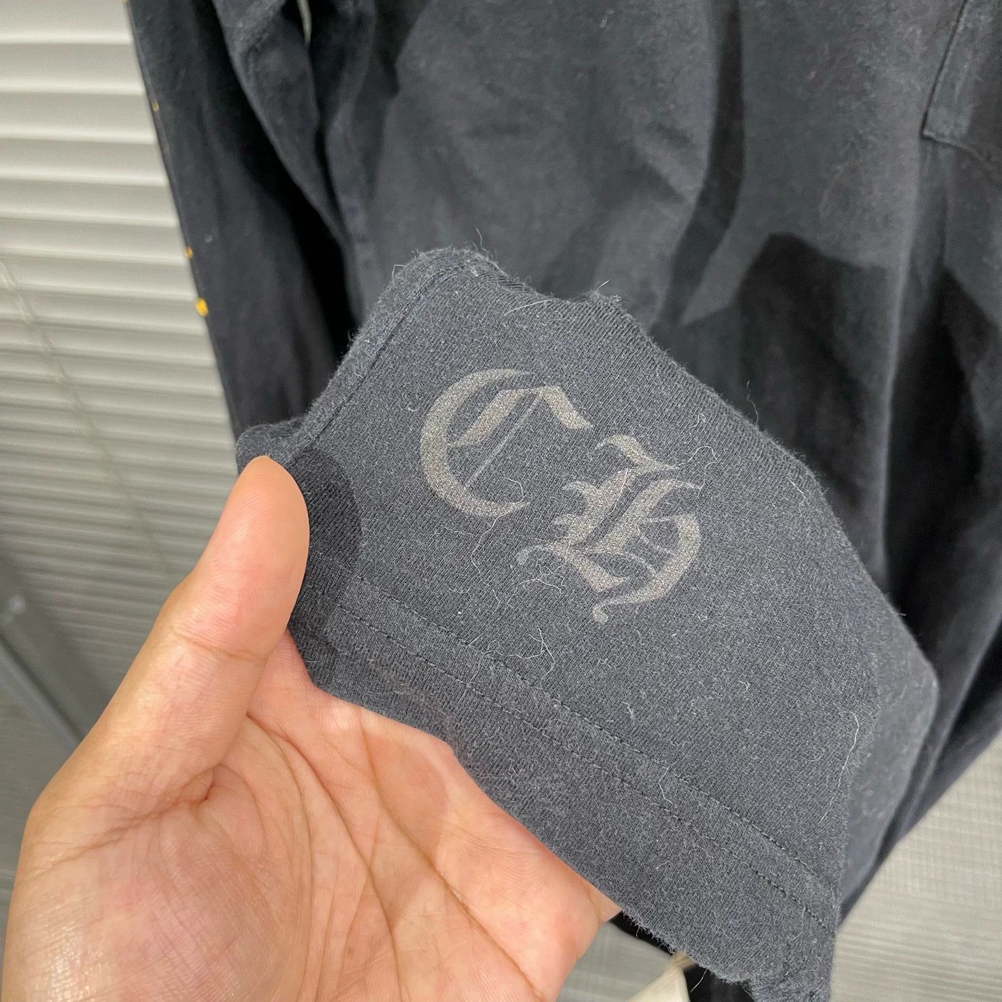Chrome Hearts Chrome Hearts Yellow Sword Sanskrit LS S 95New Flaw Size US S / EU 44-46 / 1 - 6 Thumbnail