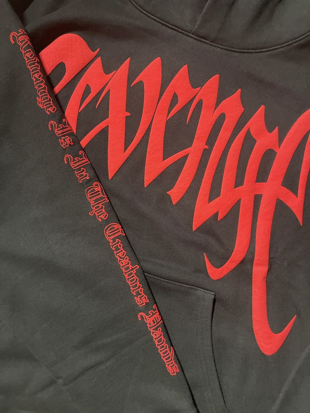 Revenge Revenge XXXTentacion Kill Hoodie Black/Red MEDIUM Size US M / EU 48-50 / 2 - 3 Thumbnail