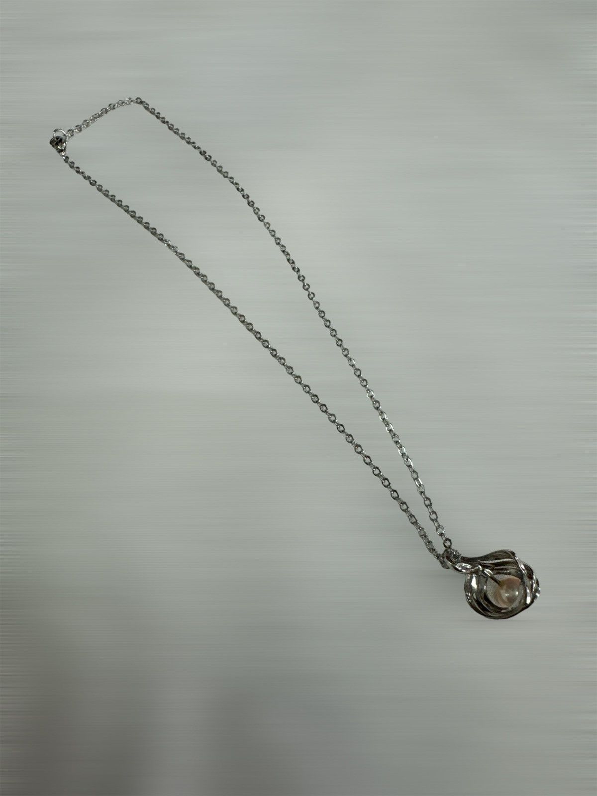 Jewelry × Sterling Silver × Vintage VINTAGE NATURAL PEARL SILVER NECKLACE Size ONE SIZE - 2 Thumbnail
