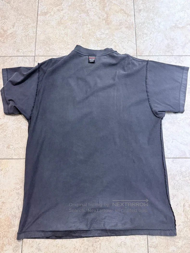 Balenciaga Balenciaga Round neck plain knit short-sleeve T-shirt Size US S / EU 44-46 / 1 - 2 Thumbnail