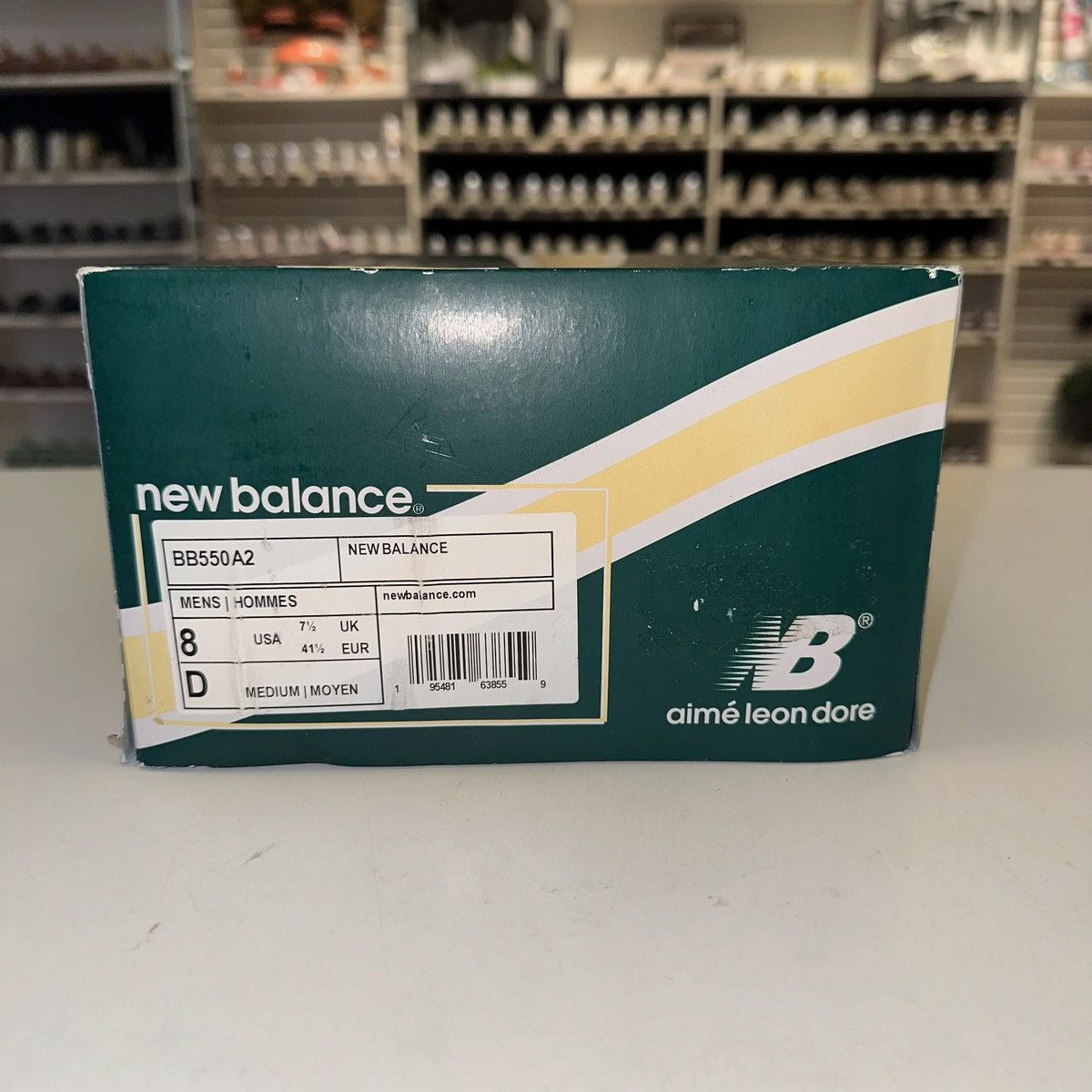 New Balance Size 8 - New Balance x Aimé Leon Dore 550 - Green Yellow Size US 8 / EU 41 - 7 Thumbnail