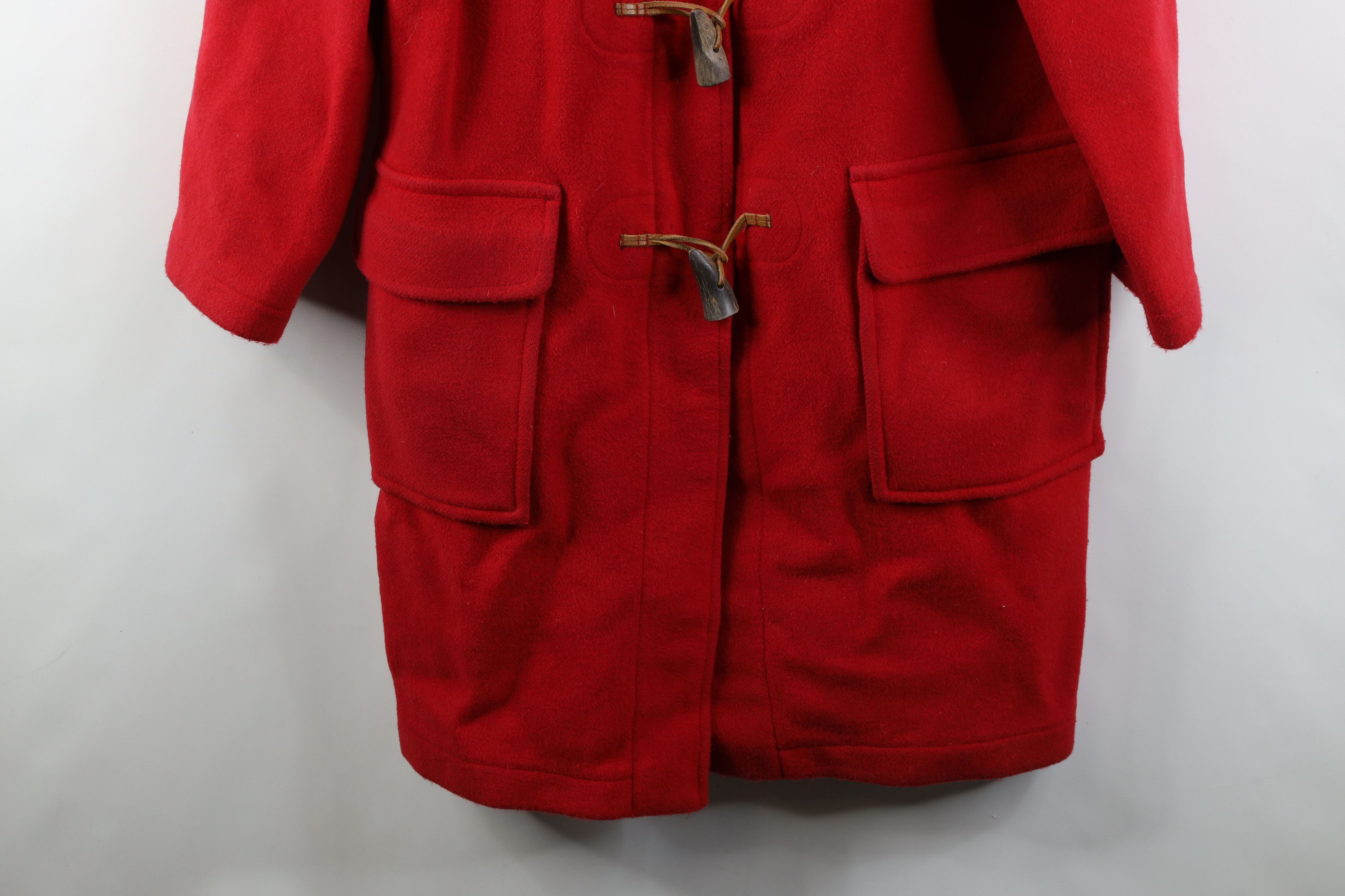 Vintage John Partridge Wool Toggle Button Hooded Jacket