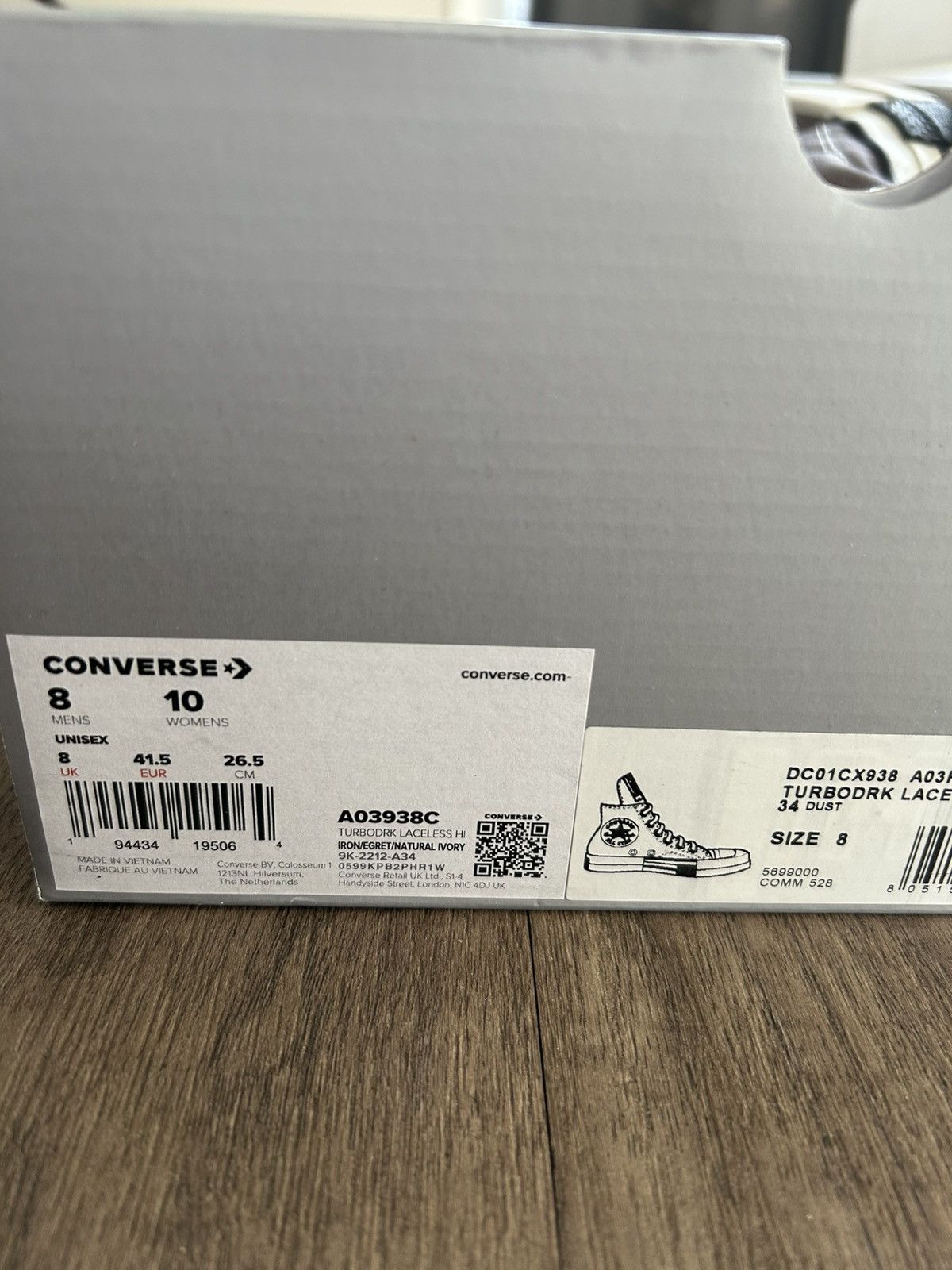 Converse Converse Turbodrk Grey Size US 8 / EU 41 - 3 Thumbnail