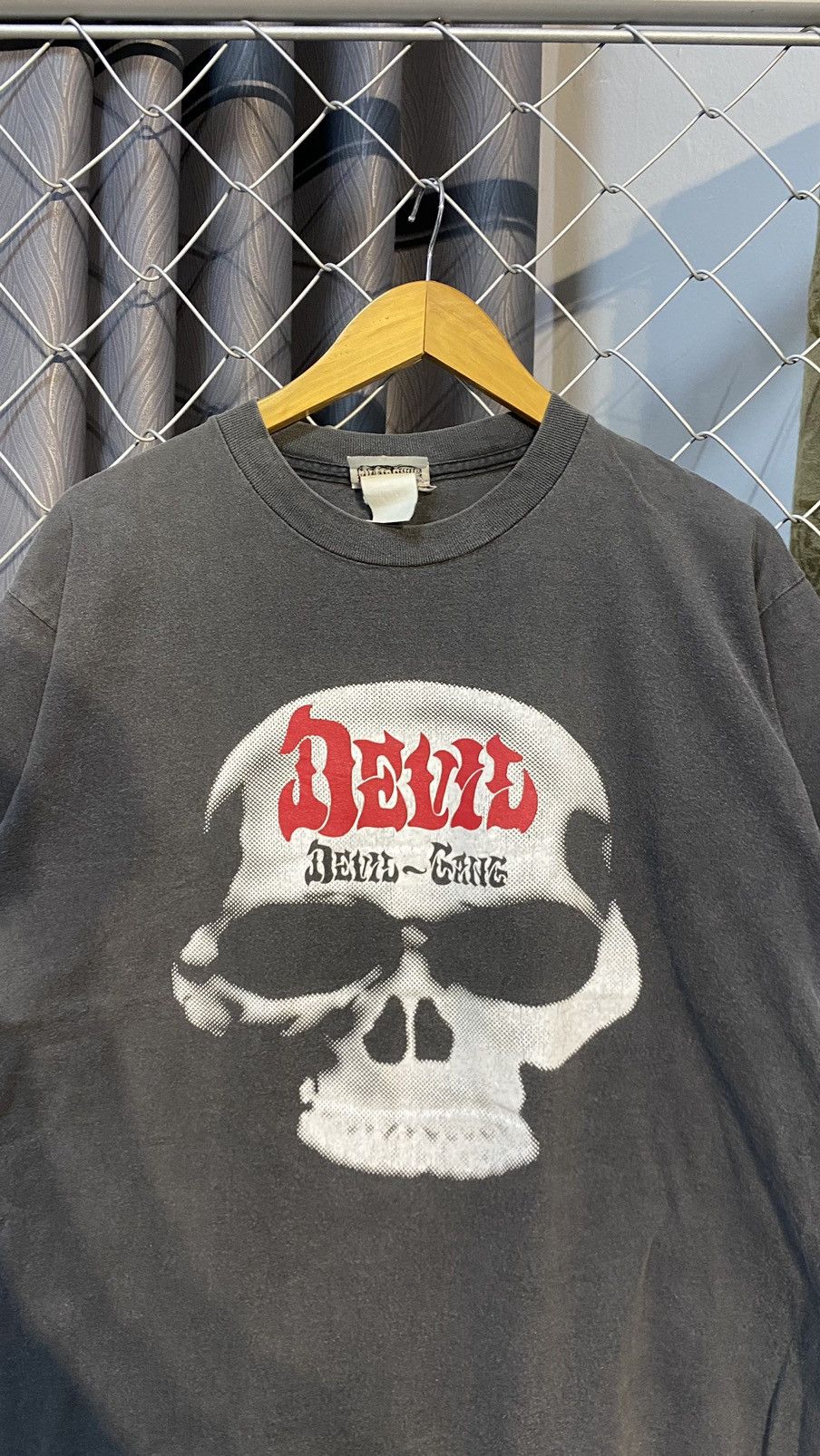 Japanese Brand × Vintage VINTAGE DEVIL GANG SKULL TSHIRT MEDIUM Size US M / EU 48-50 / 2 - 3 Thumbnail