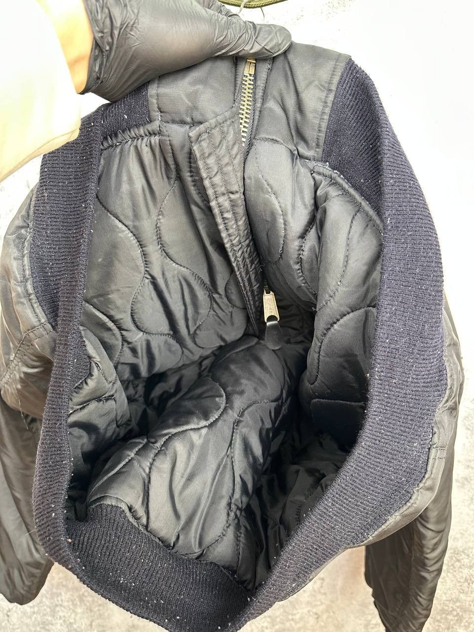 Alpha Industries Jacket Flyers USAF MA-1 Bomber Nylon Type CWU-45/P Fur Trim Size US M / EU 48-50 / 2 - 12 Thumbnail