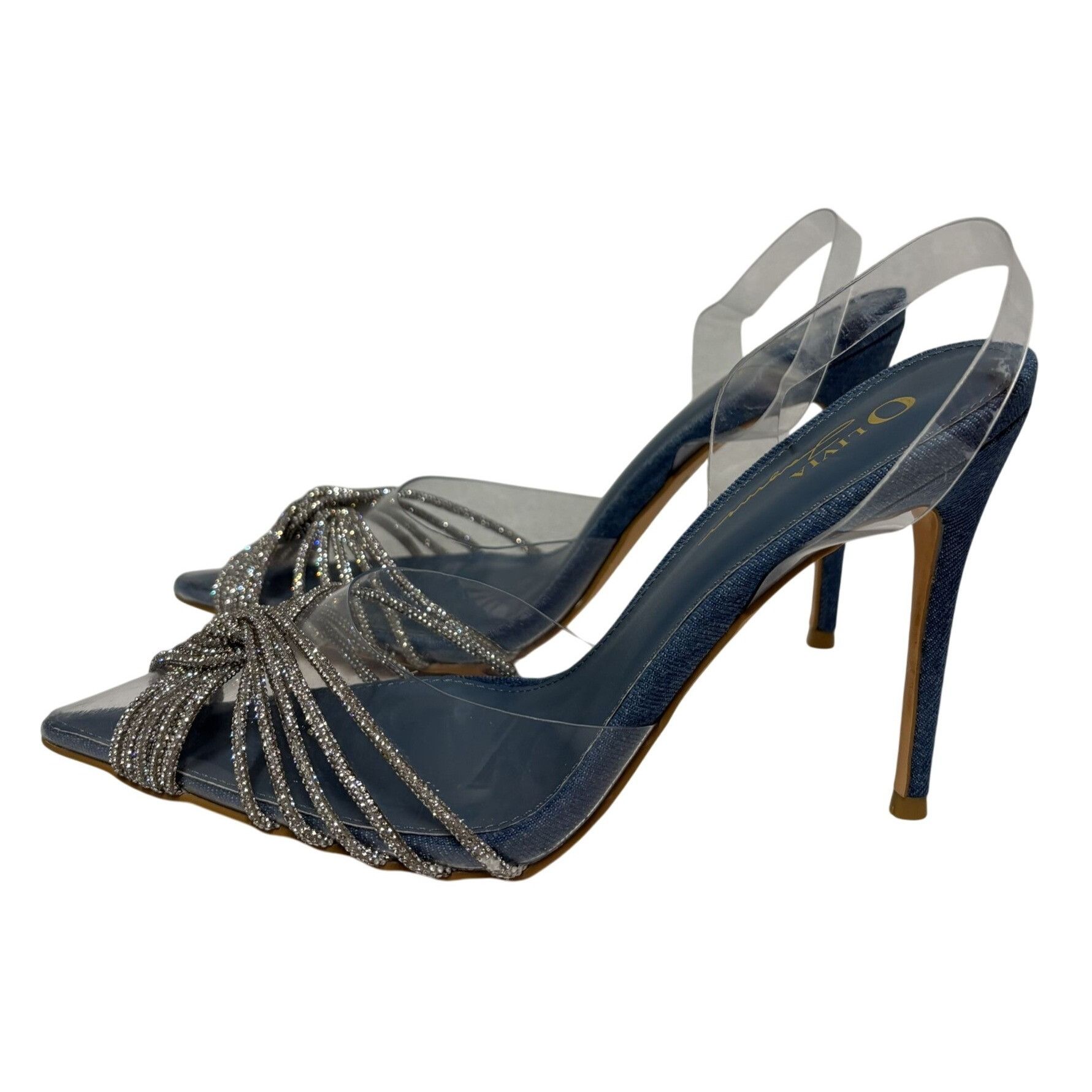 Other OLIVIA FERGUSON / Valentina / Blue / Open-Toe Heeled / Sanda Size US 10 / IT 40 - 3 Thumbnail