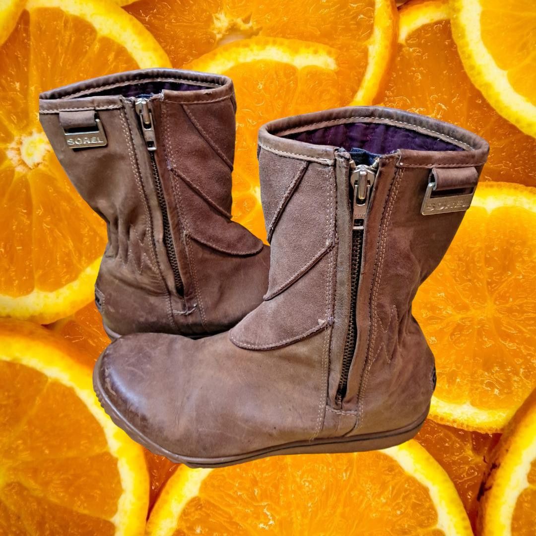 SOREL Sorel Suede Zip Up Boots Size 8 Size US 8 / IT 38 - 6 Thumbnail