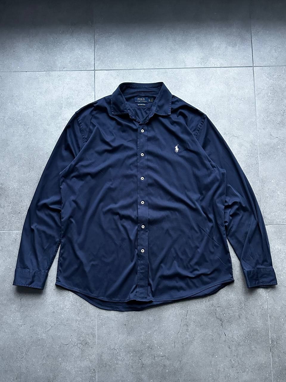 Polo Ralph Lauren Rare Polo Ralph Lauren Navy Luxury Shirt Size XL Size US XL / EU 56 / 4 - 1 Thumbnail