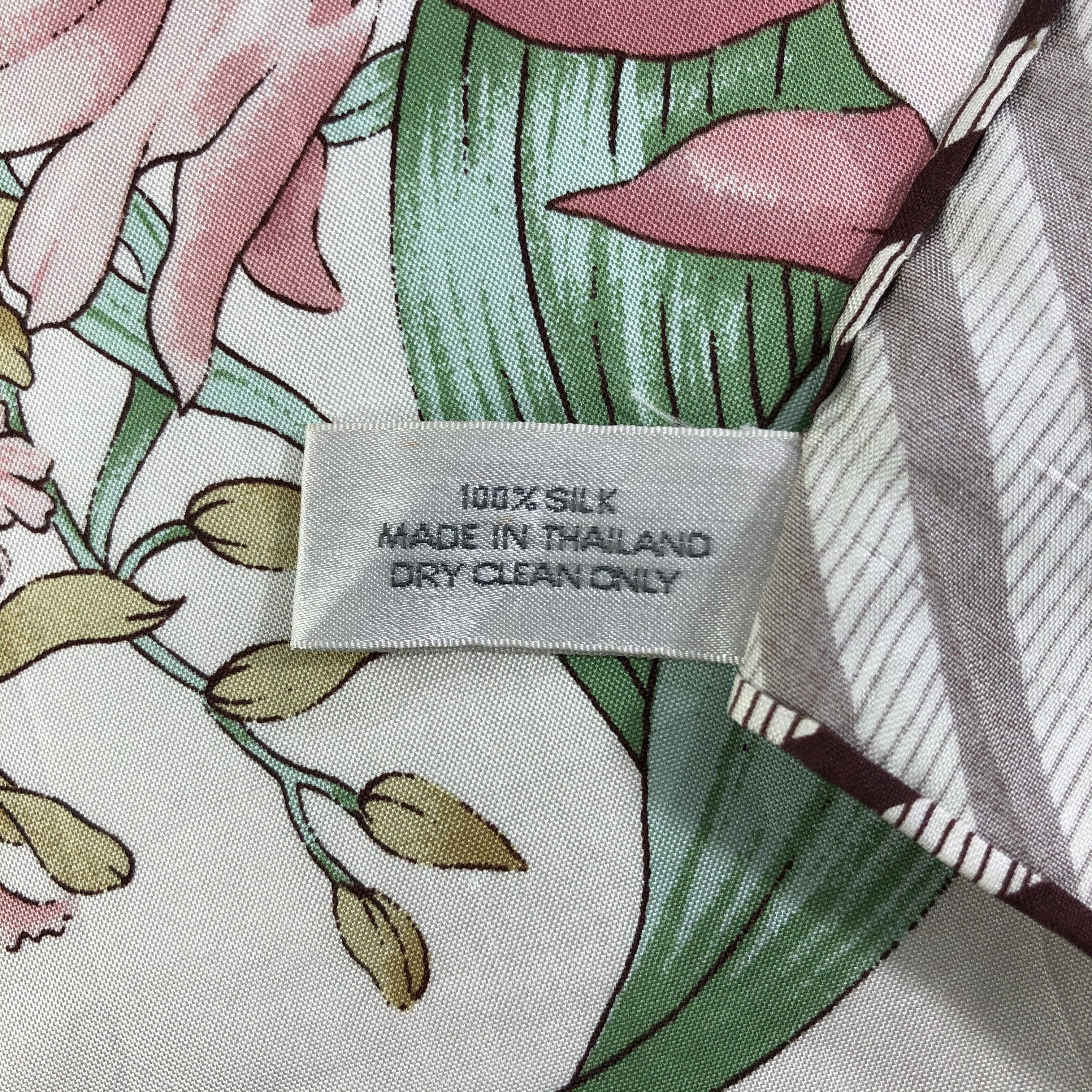 Jim Thompson Vintage Jim Thompson Silk Scarf Size ONE SIZE - 6 Thumbnail