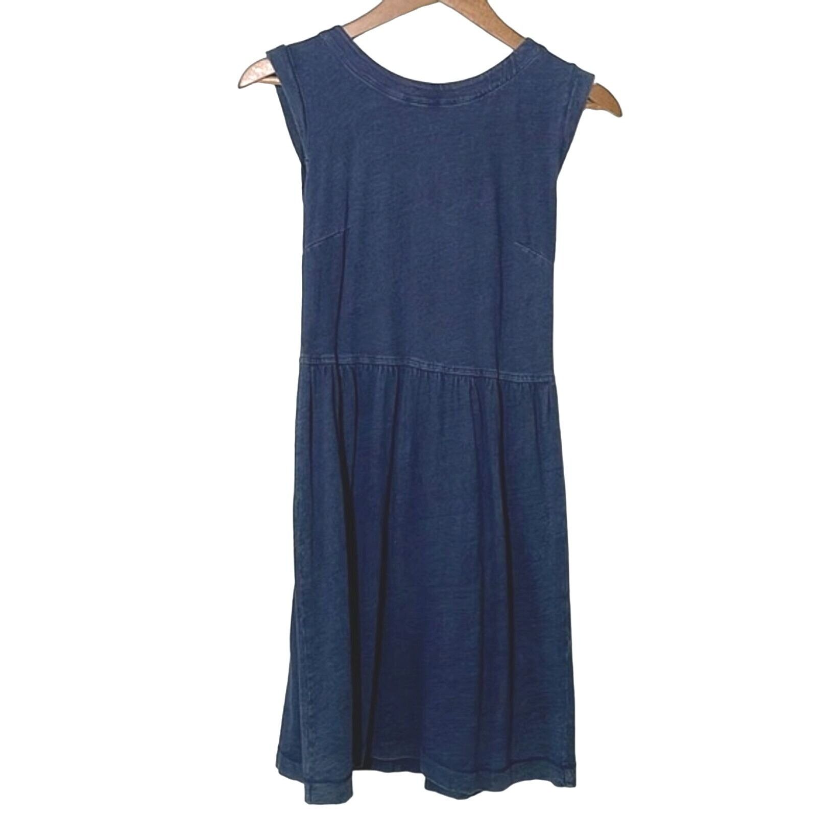 image of Loft Dark Blue Sleeveless Dress Size 0, Women's