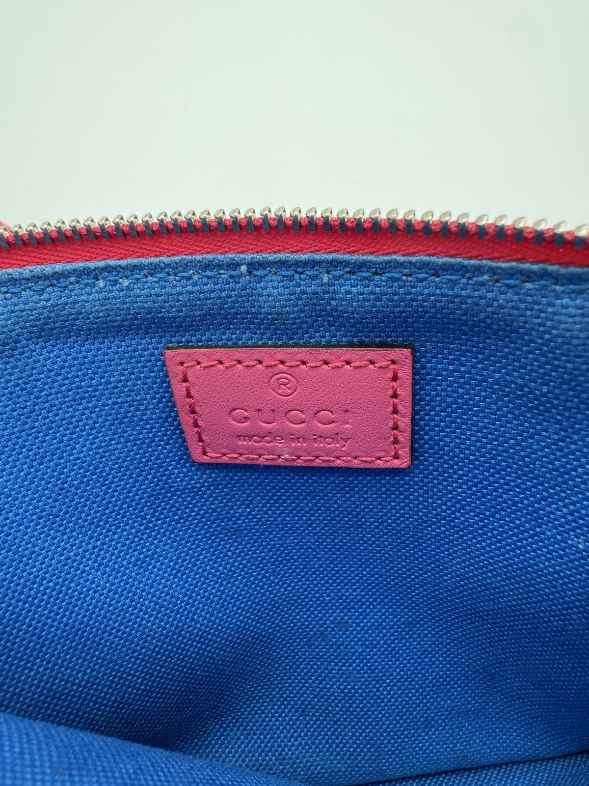 Gucci Gucci Pink & Blue Monogram Tote Size ONE SIZE - 8 Thumbnail