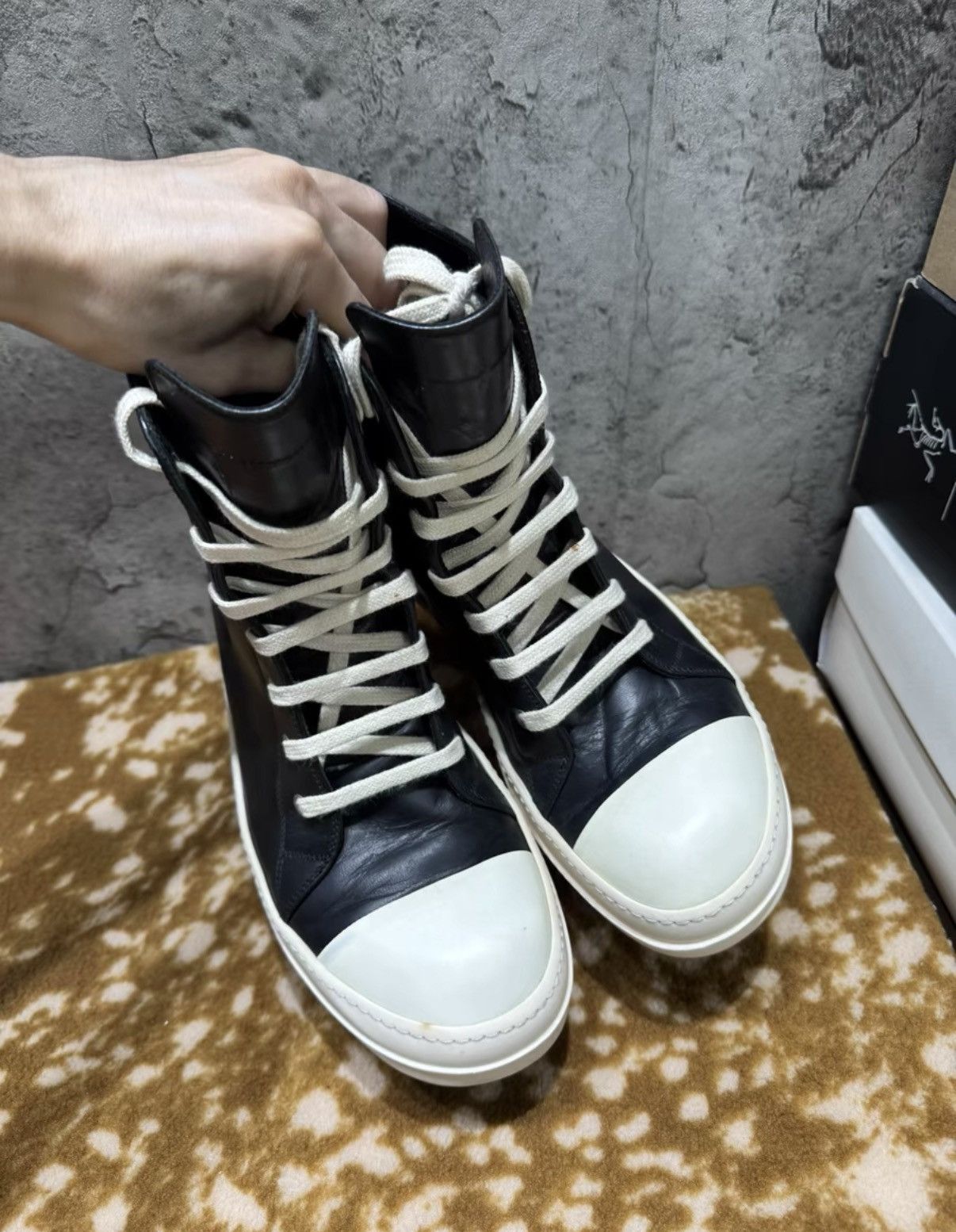 Rick Owens Rick Owens Main Line High Top Ramones K37 Size US 7.5 / EU 40-41 - 5 Thumbnail