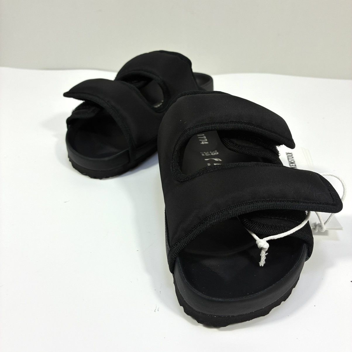 Birkenstock Birkenstock 1774 Arizona Cosny Nylon Sandals Black 38 7 NEW Size US 7 / IT 37 - 9 Thumbnail