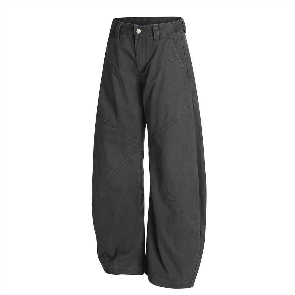 Japanese Brand × Vintage Men's high street stitching wide leg scimitar casual pants Size US 32 / EU 48 - 2 Thumbnail