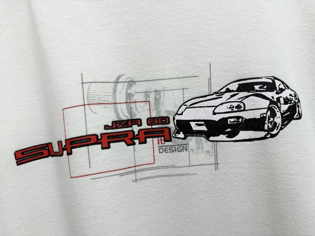 Japanese Brand 2000’s Full Scale JDM - Toyota Supra JZA 80 T-Shirt Size US M / EU 48-50 / 2 - 6 Thumbnail