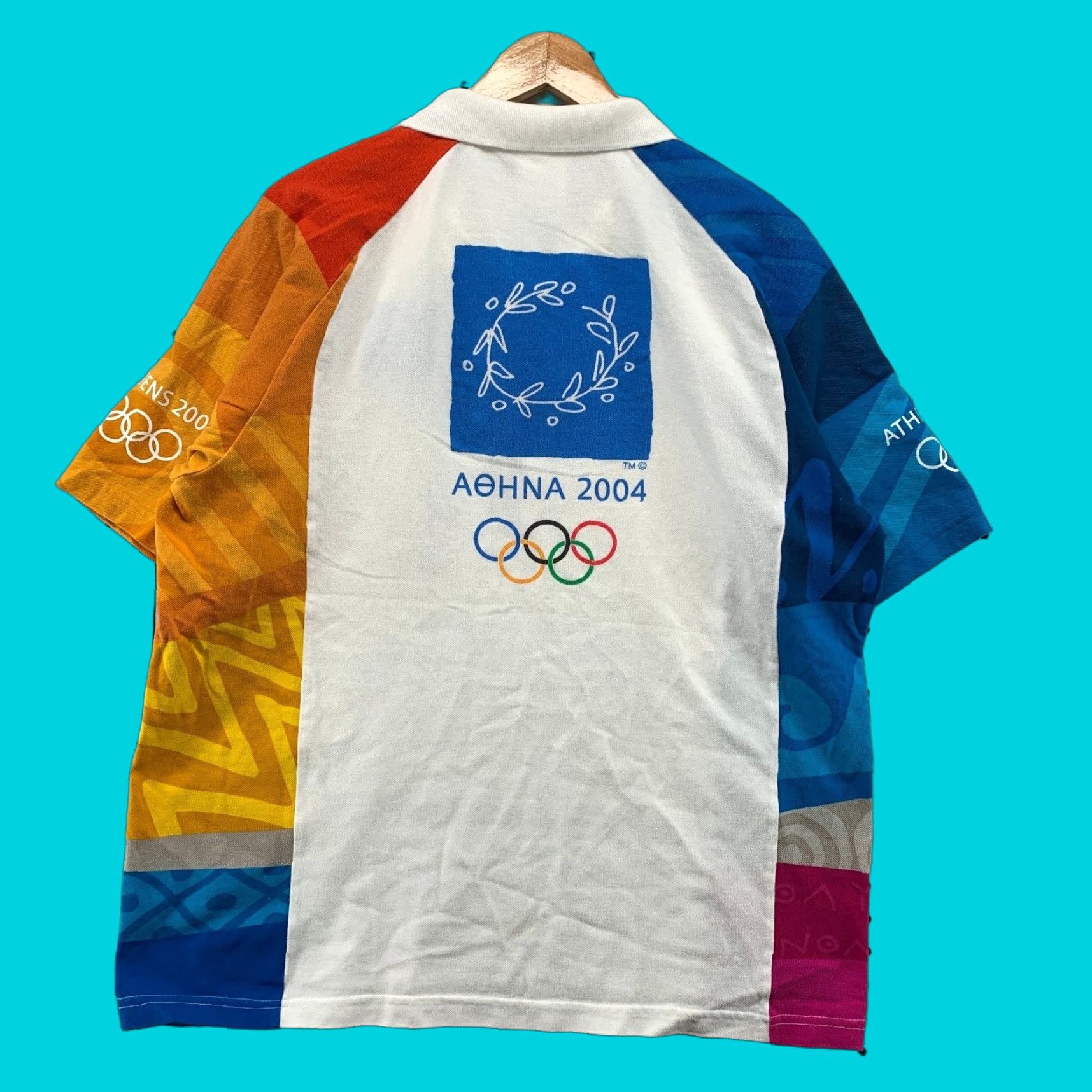Adidas VINTAGE Adidas Athens 2004 Polo Shirt Mens Large White Olympics Volunteer Polo Shirt Mens Large White Olympics Volunteer Size US L / EU 52-54 / 3 - 1 Thumbnail