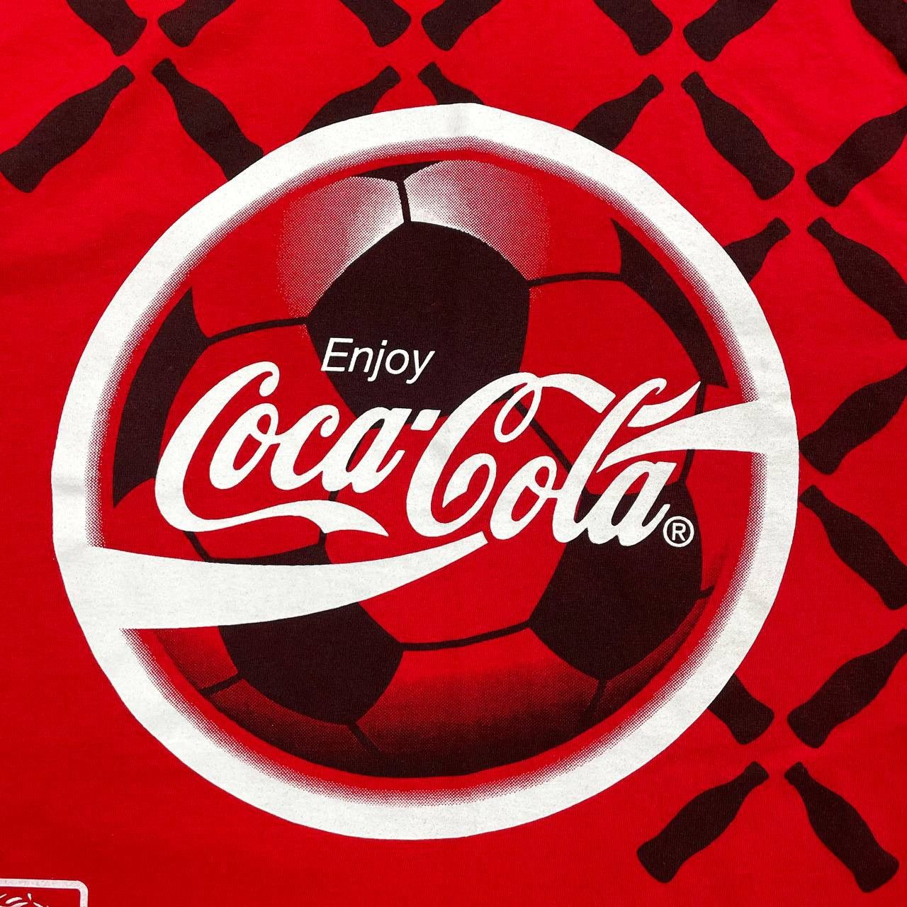 UEFA Vintage UEFA EURO 1996 England Promo Coca Cola T Shirt M Size US M / EU 48-50 / 2 - 10 Thumbnail