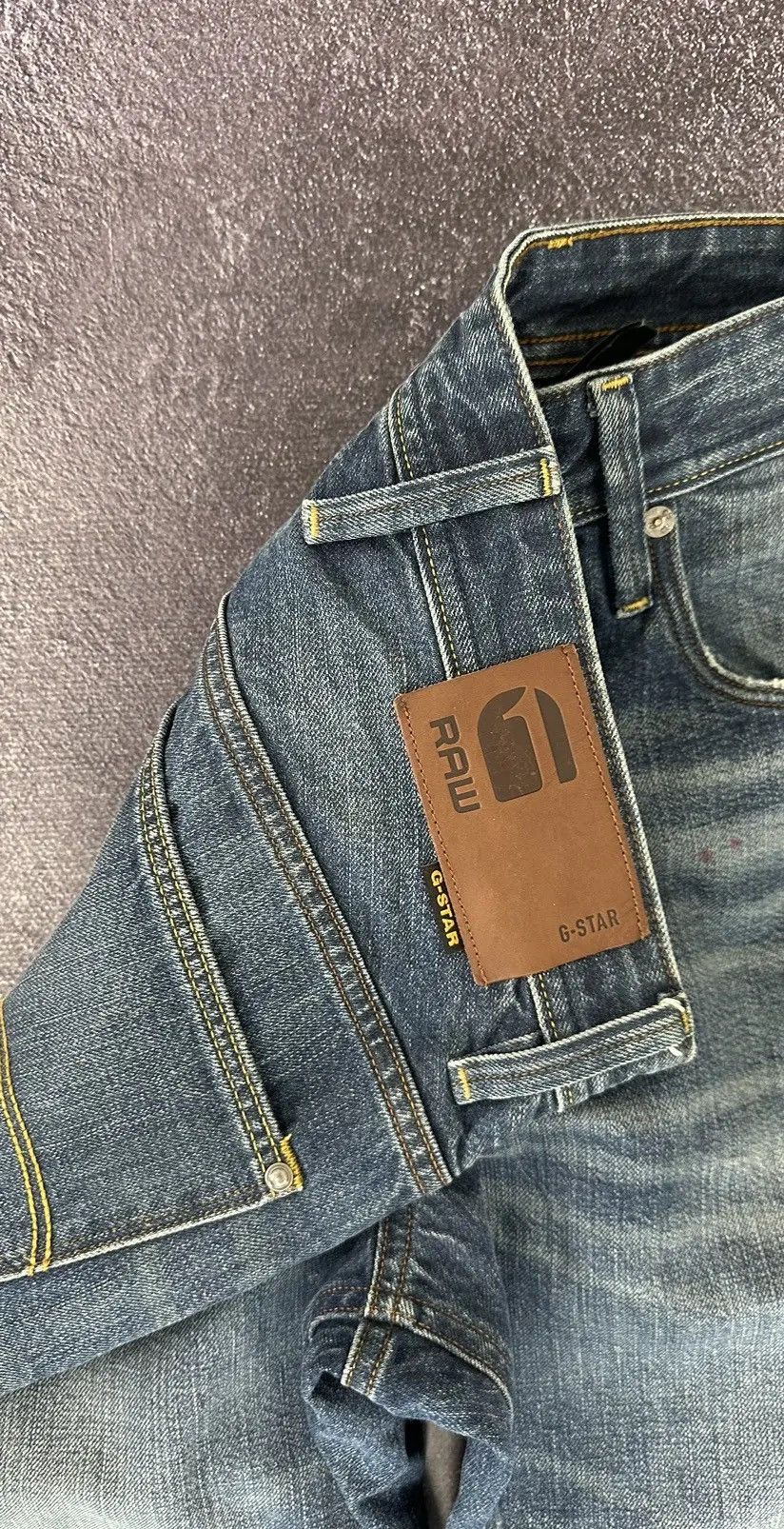 G-Star × Vintage Vintage G-Star Raw Y2K Faded Blue Denim Japanese Baggy Jeans Size US 34 / EU 50 - 7 Thumbnail