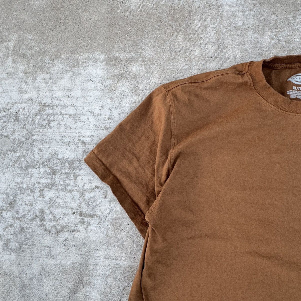 Carhartt × Dickies × Nike Vintage Y2K Earth Tone Brown Dickies Blank Pocket Tee XL Size US XL / EU 56 / 4 - 6 Thumbnail